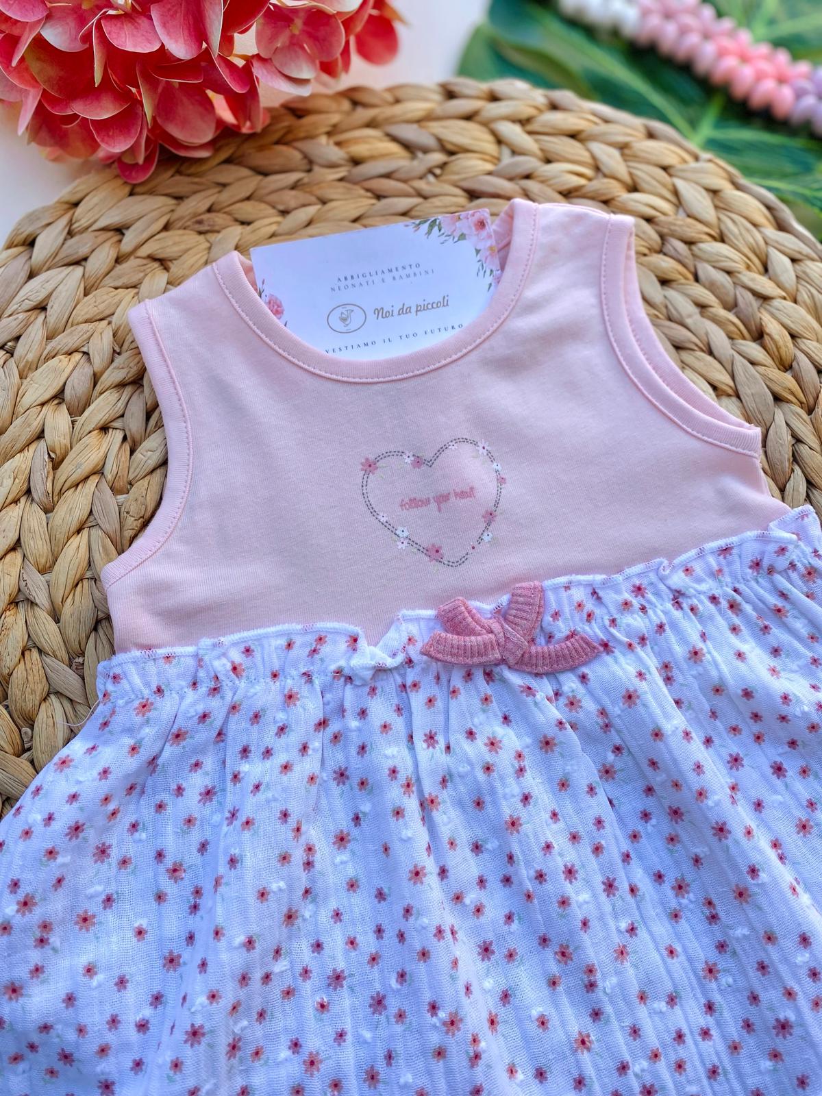 vestina 100 % COTONE ROSA - Noi da piccoli