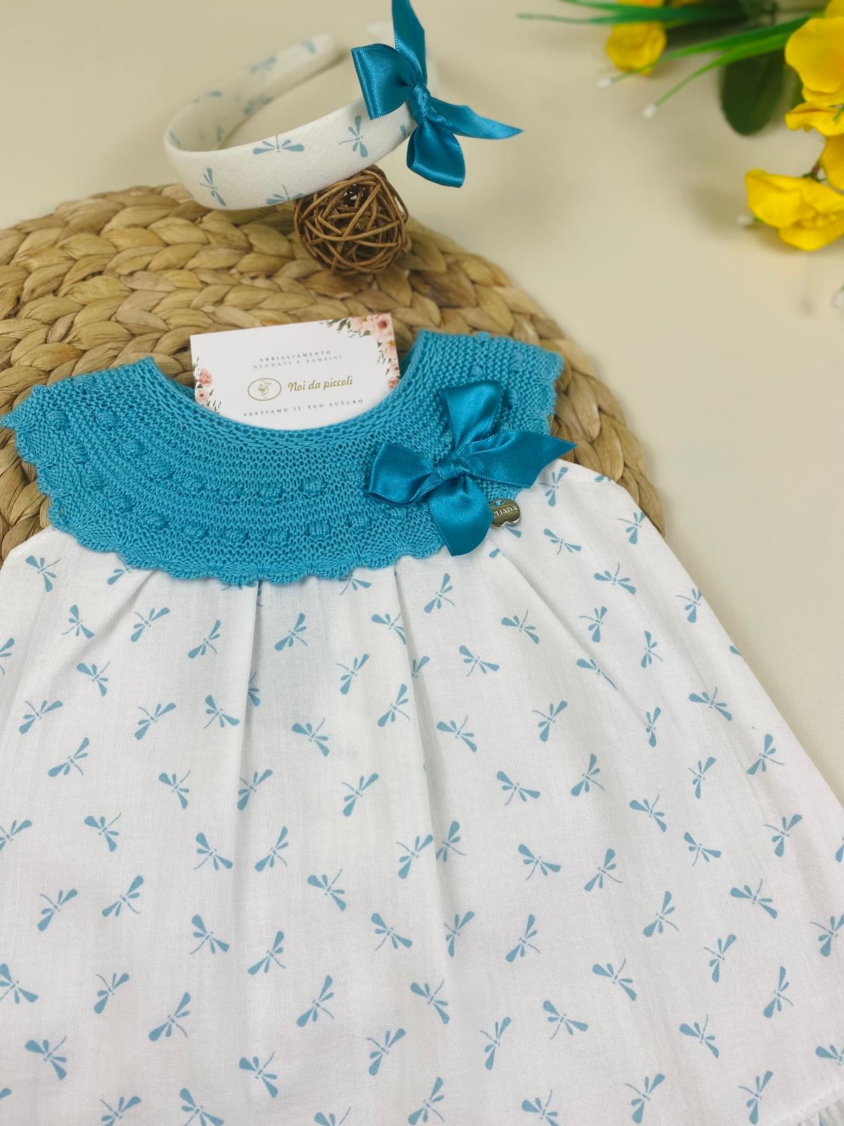 vestina 100 % COTONE Turchese - Noi da piccoli