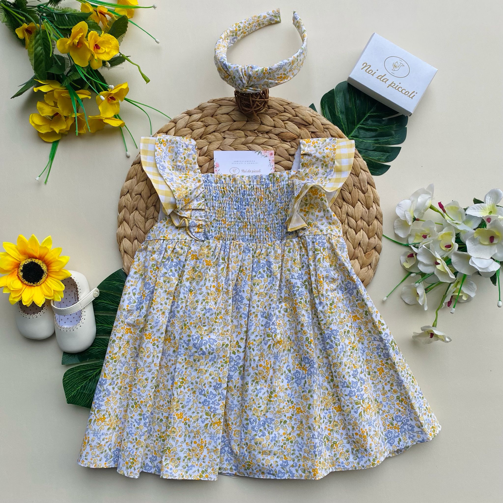 vestina Cotone Giallo - Noi da piccoli