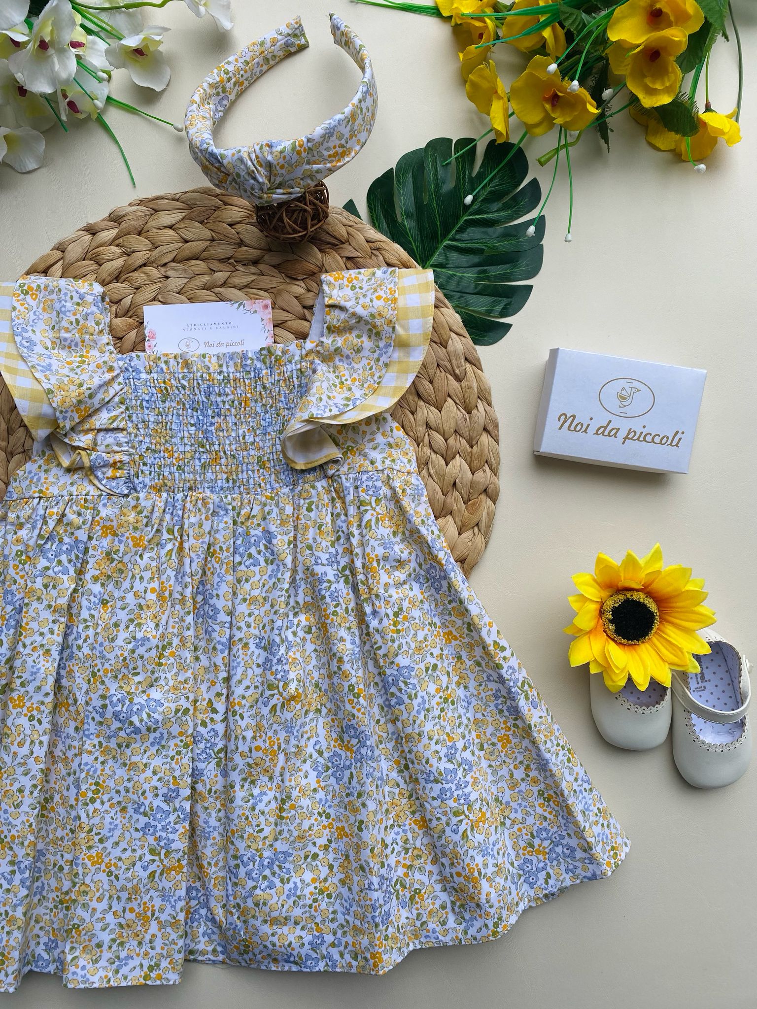 vestina Cotone Giallo - Noi da piccoli