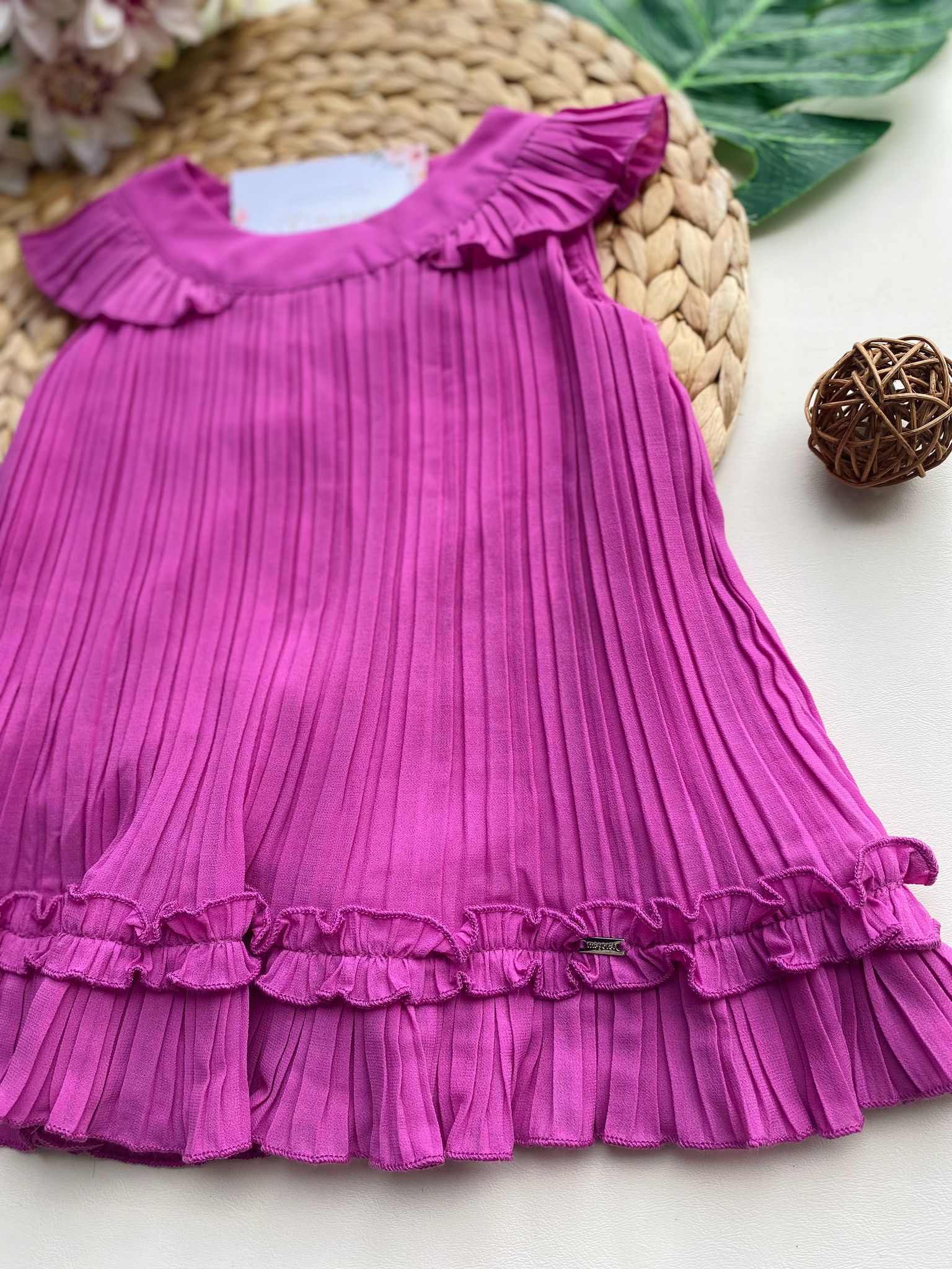 vestina Cotone IN COLORAZIONE FUCSIA - Noi da piccoli