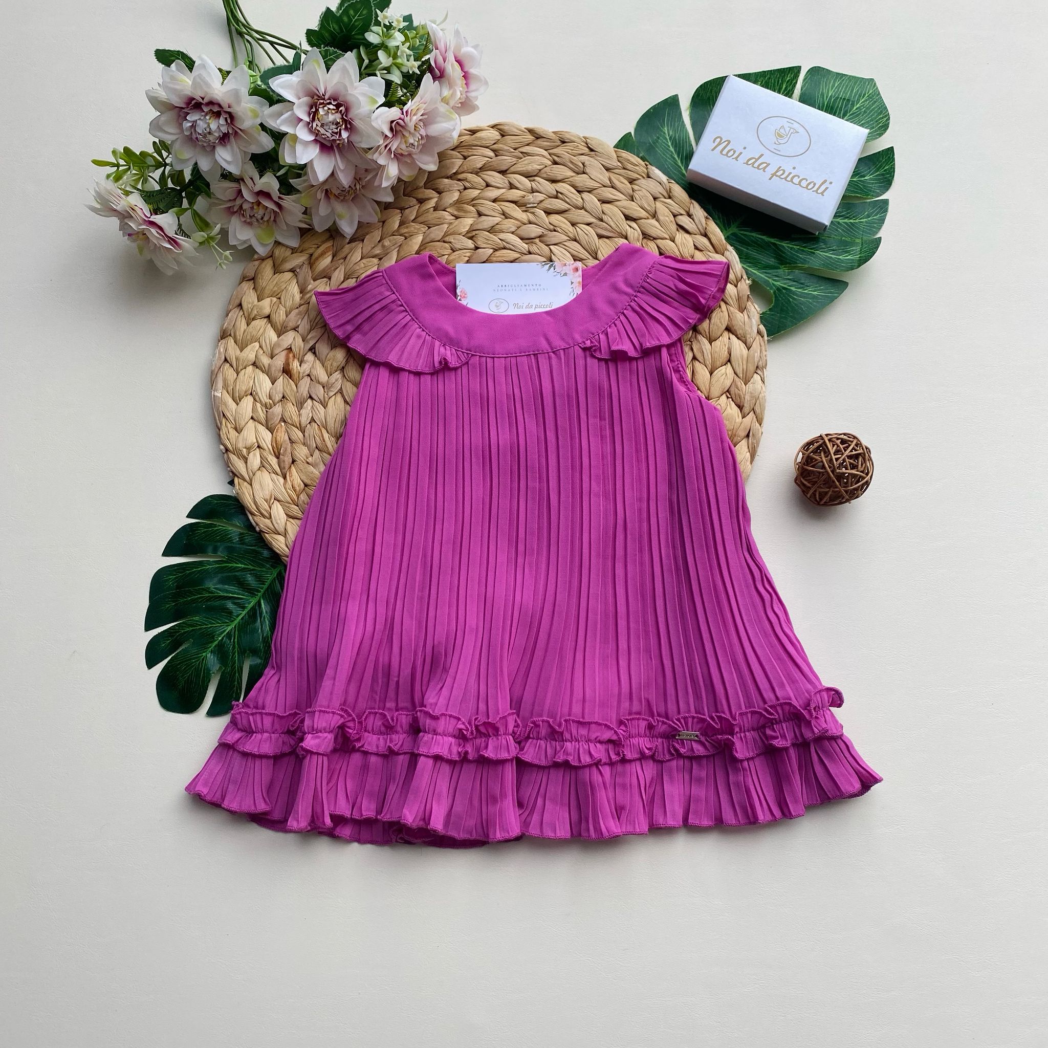 vestina Cotone IN COLORAZIONE FUCSIA - Noi da piccoli