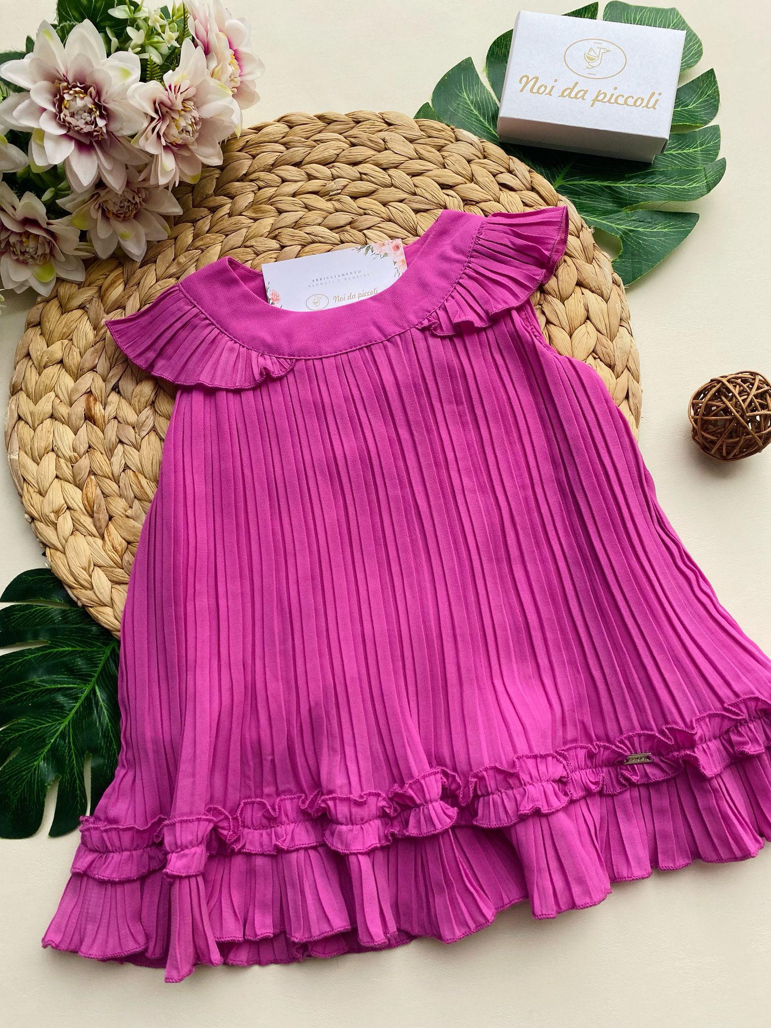 vestina Cotone IN COLORAZIONE FUCSIA - Noi da piccoli