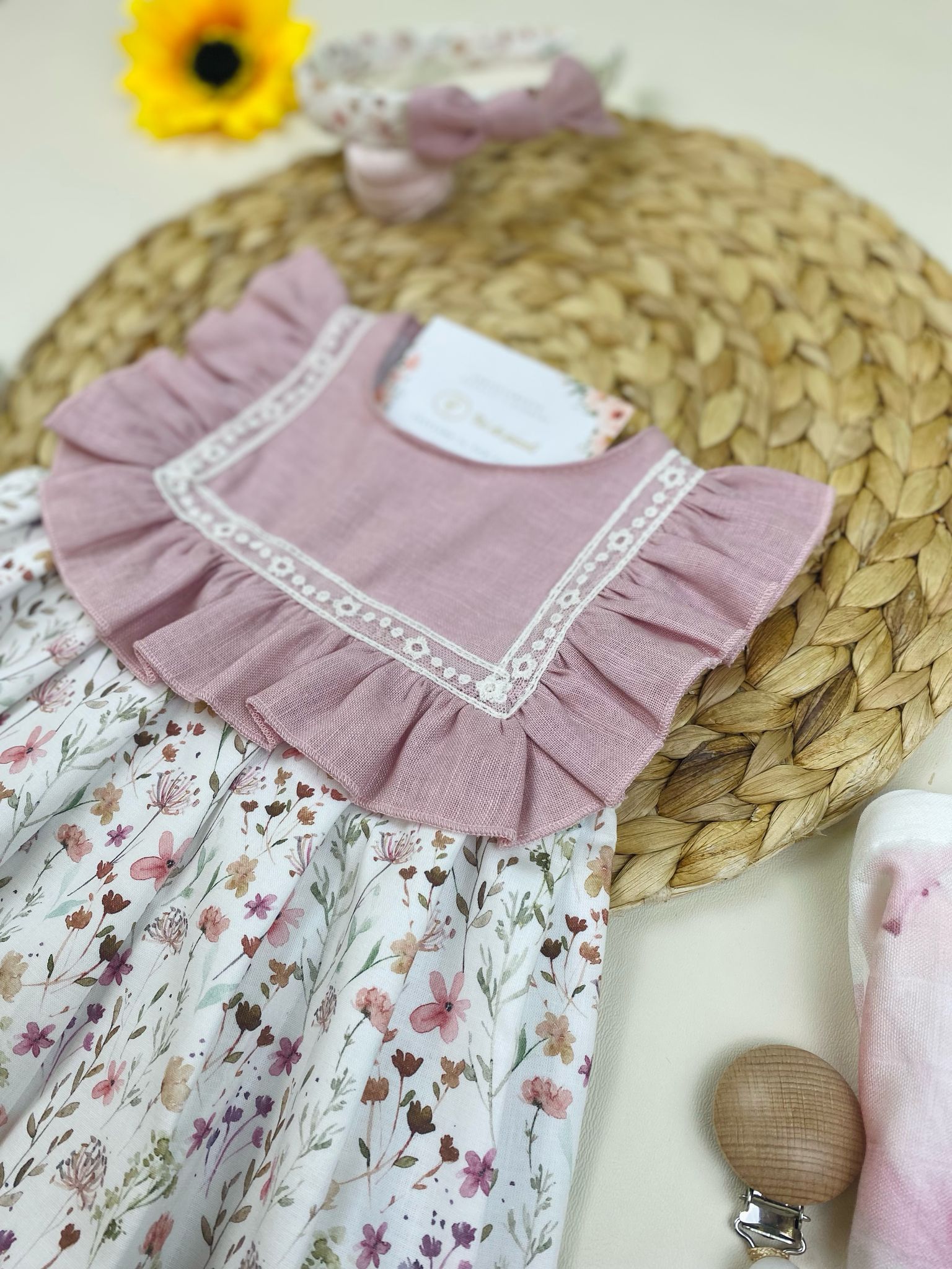 vestina Cotone Rosa - Noi da piccoli