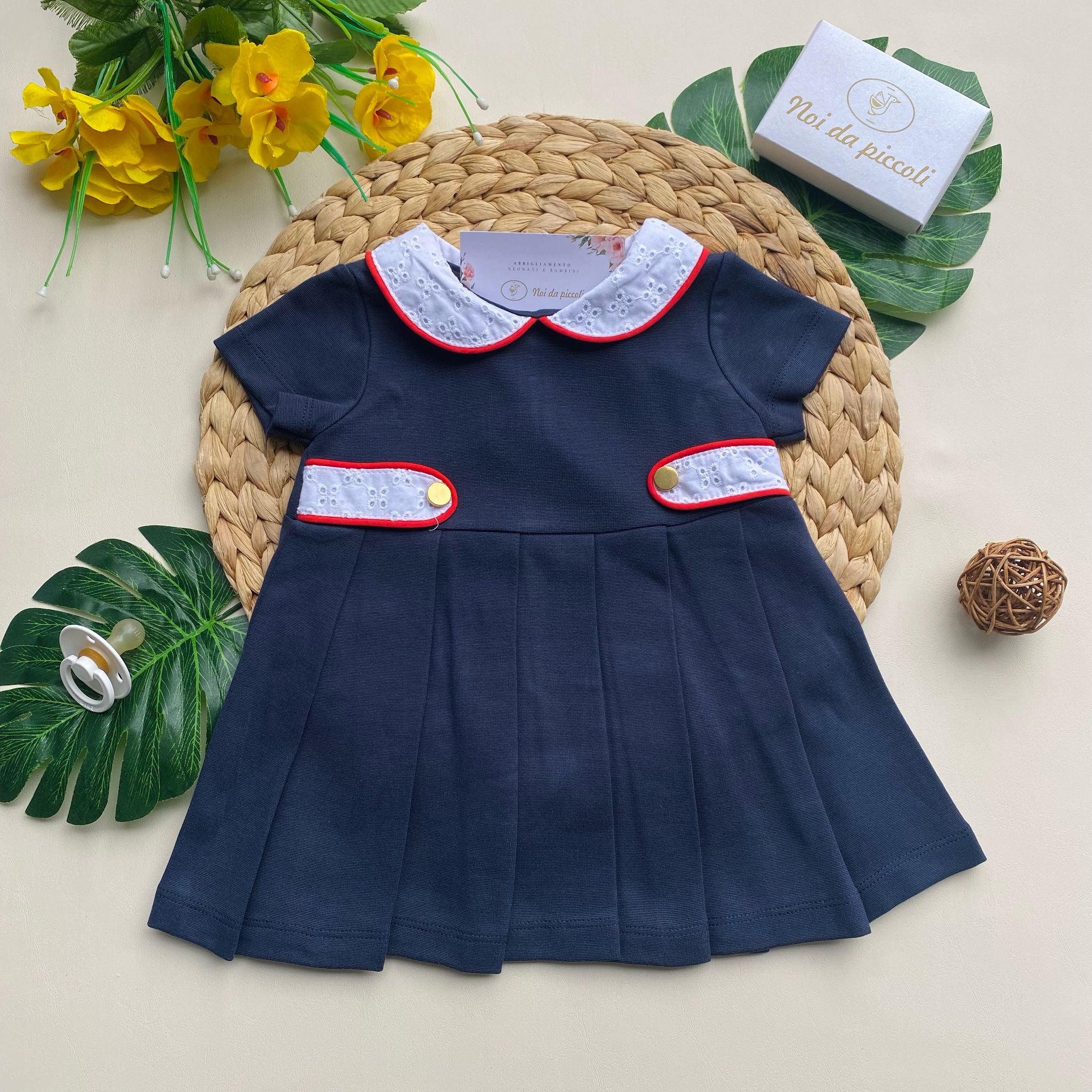 vestina in colorazione blu notte - Noi da piccoli