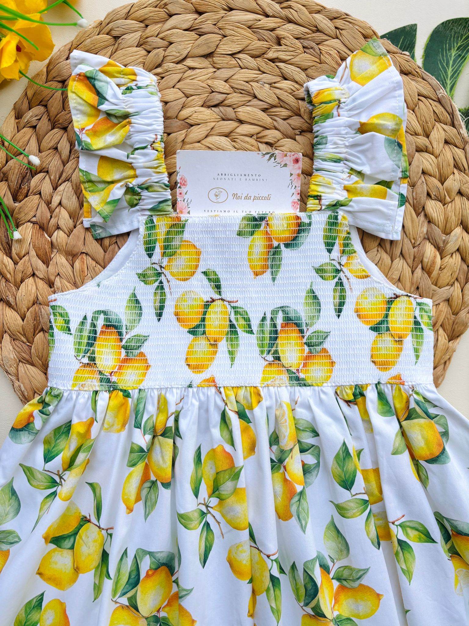 VESTINA IN COTONE AMALFI SUNNY - Noi da piccoli