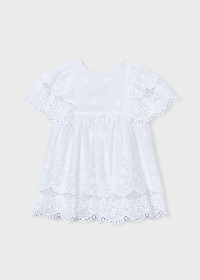 VESTINA IN COTONE CON DISEGNINI BIANCO - Noi da piccoli