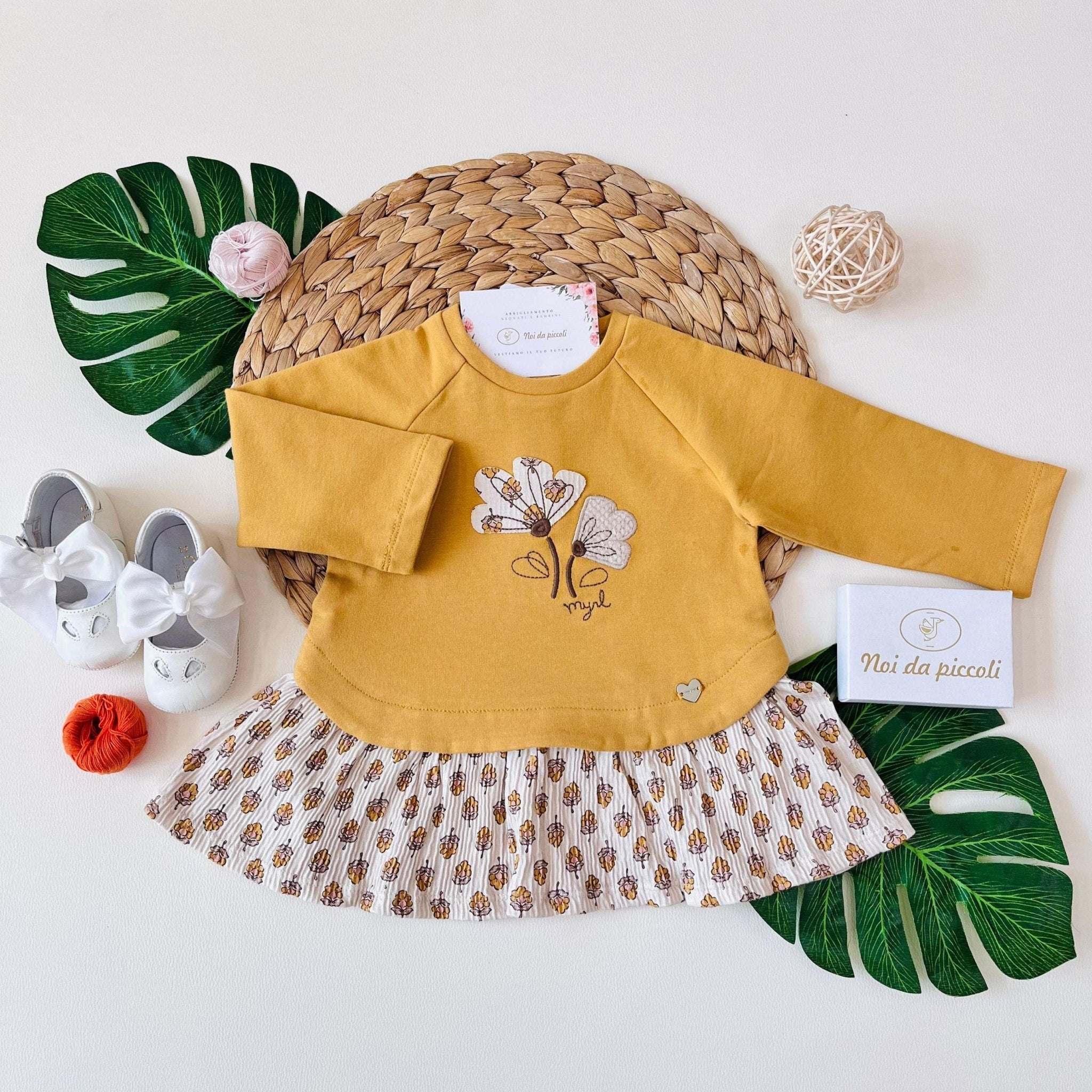 VESTINA IN FELPA MIEL - Noi da piccoli