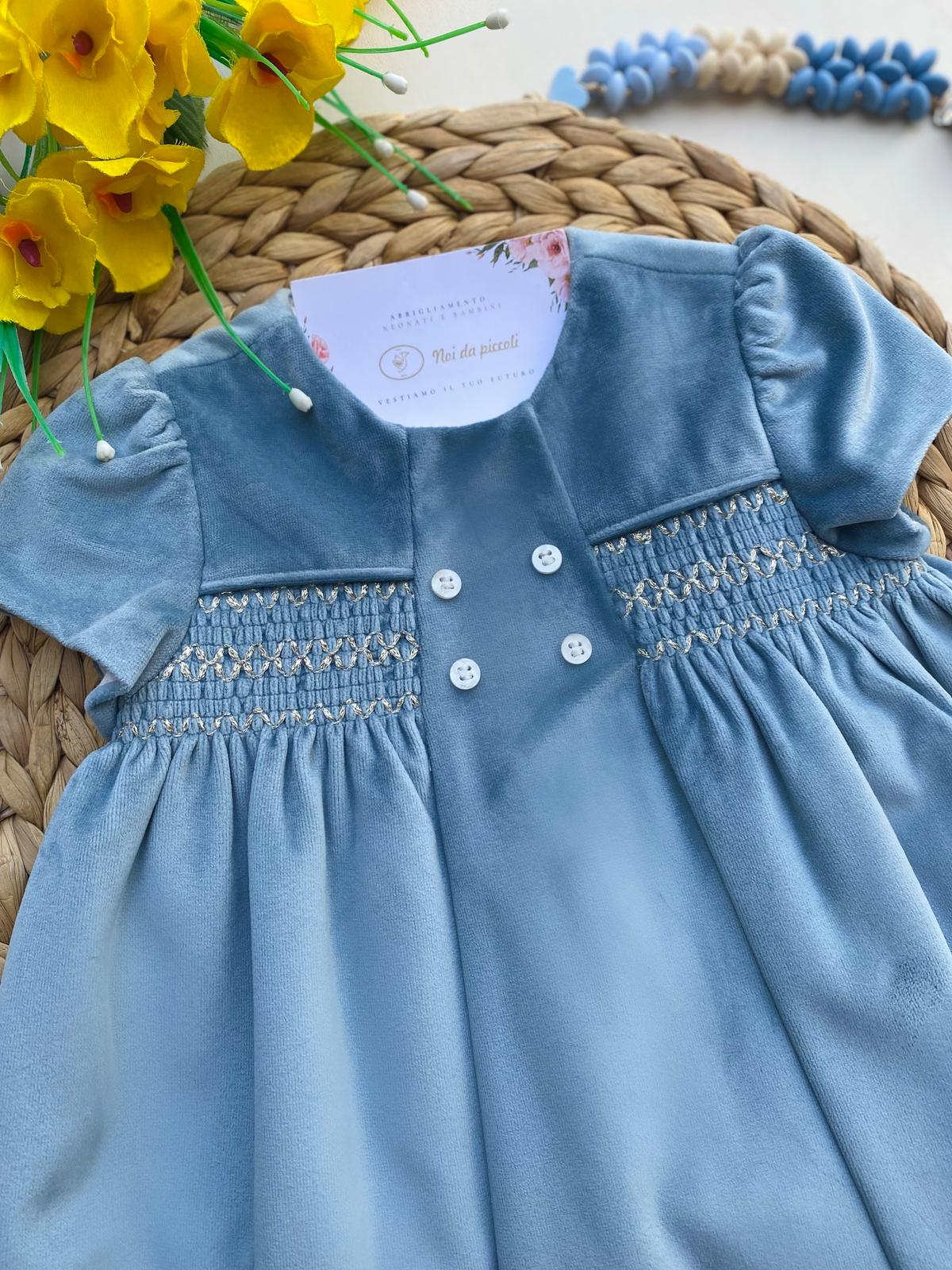 VESTINA IN VELLUTO MINERAL - Noi da piccoli