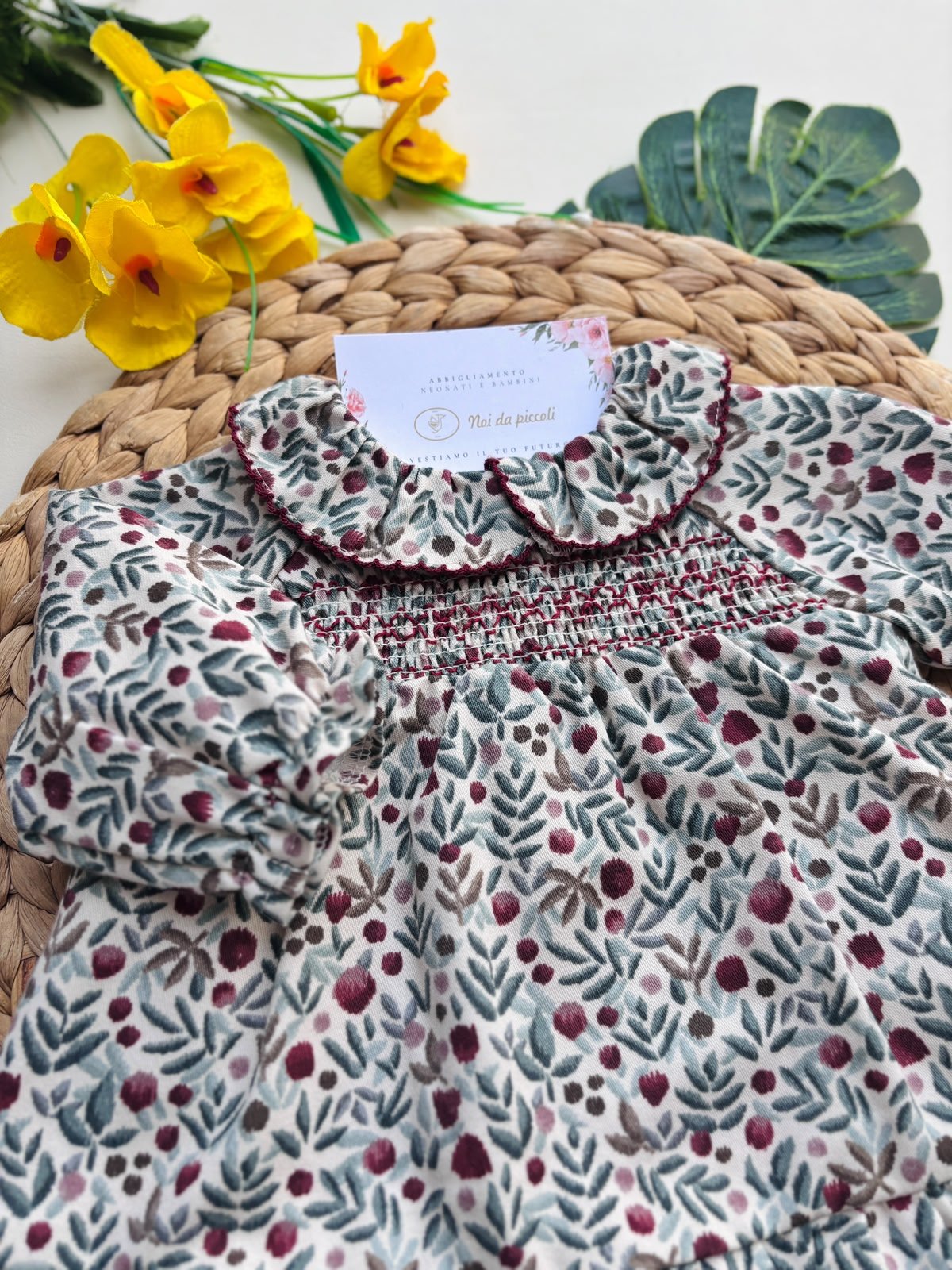 vestito COTONE CALDO PANNA - Noi da piccoli