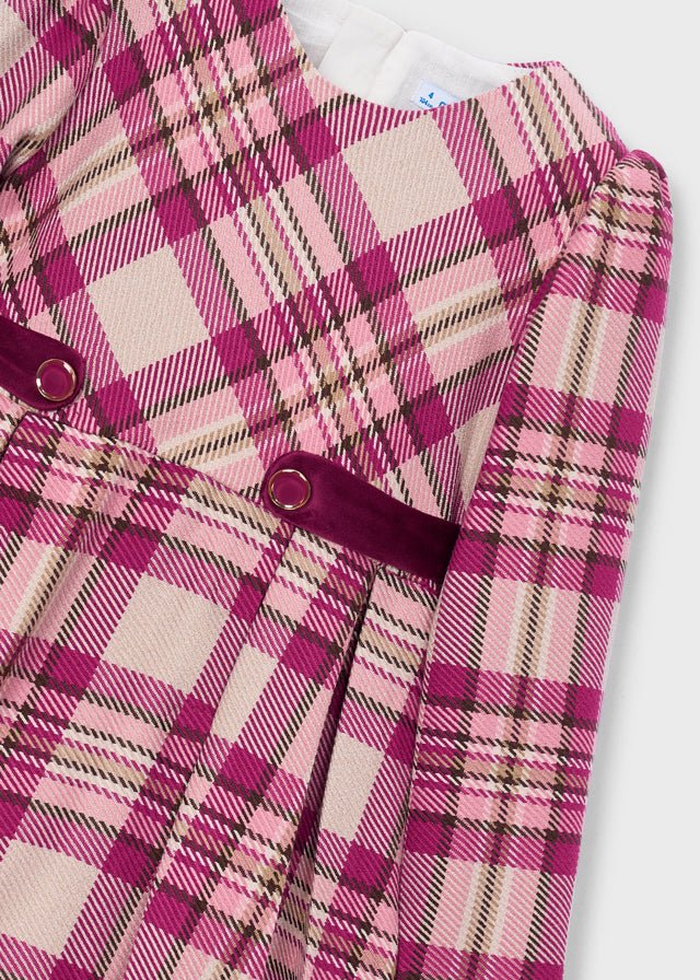 Vestito in Cotone Caldo Fucsia Mayoral - dettaglio 1