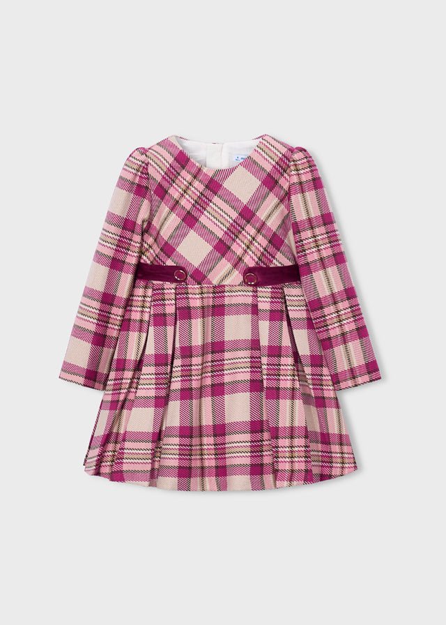 Vestito in Cotone Caldo Fucsia Mayoral