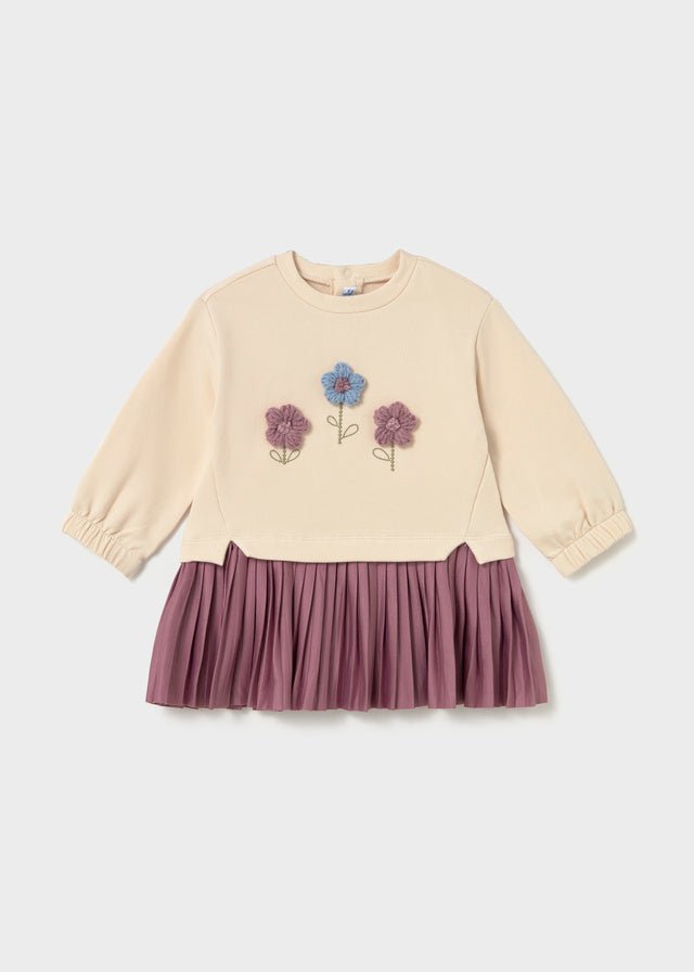Vestito in Cotone Caldo Viola Mayoral