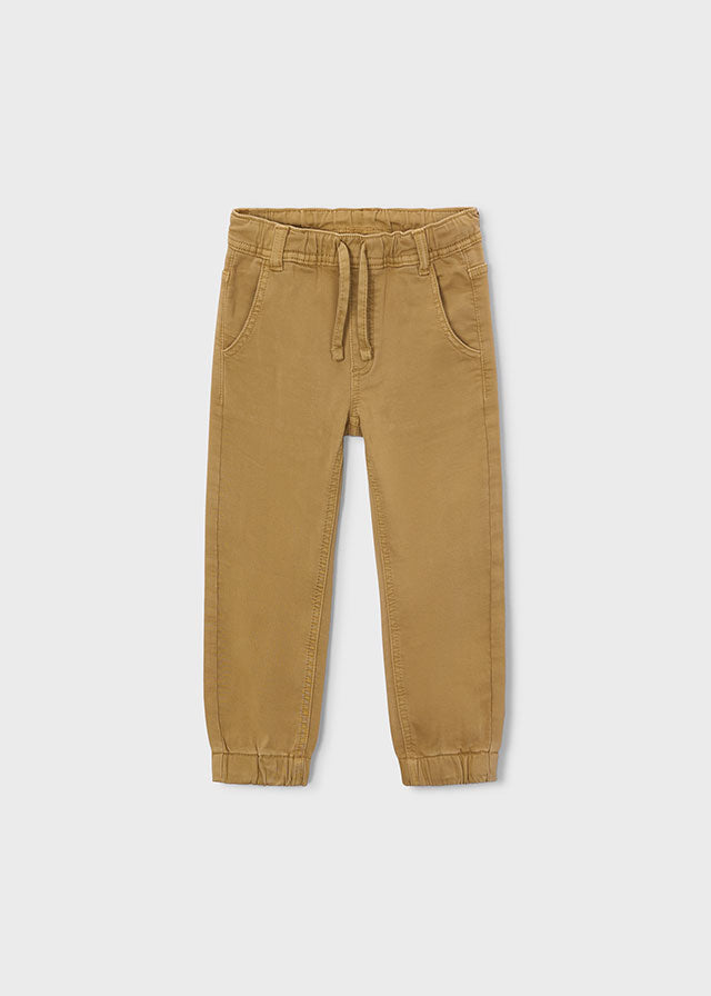 PANTALONE IN COTONE CALDO SENAPE