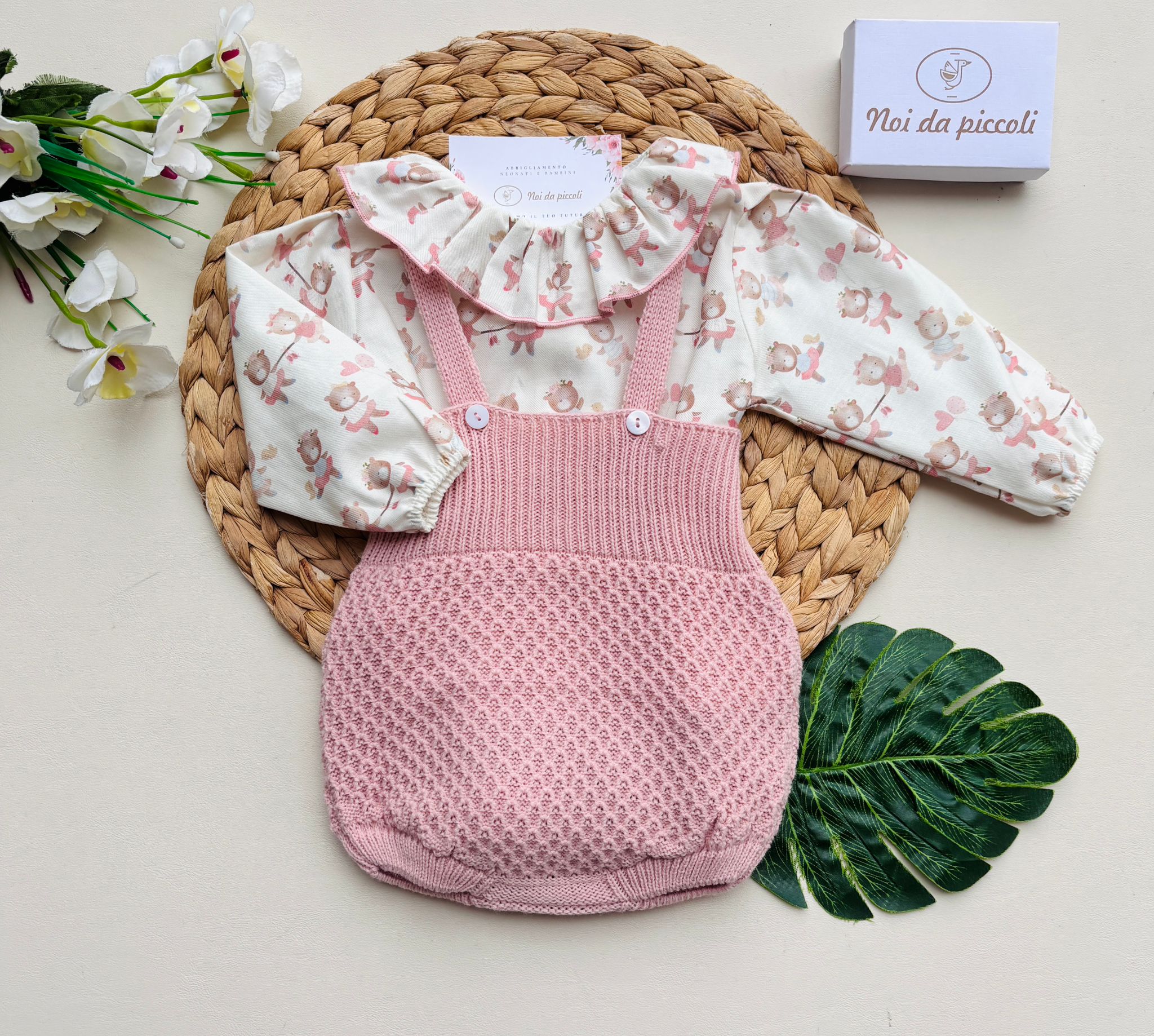 completo 2 pz FILATO CALDO ROSA