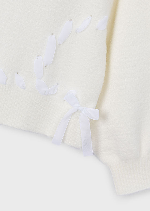 MAGLIONE IN FILATO CALDO CRUDO