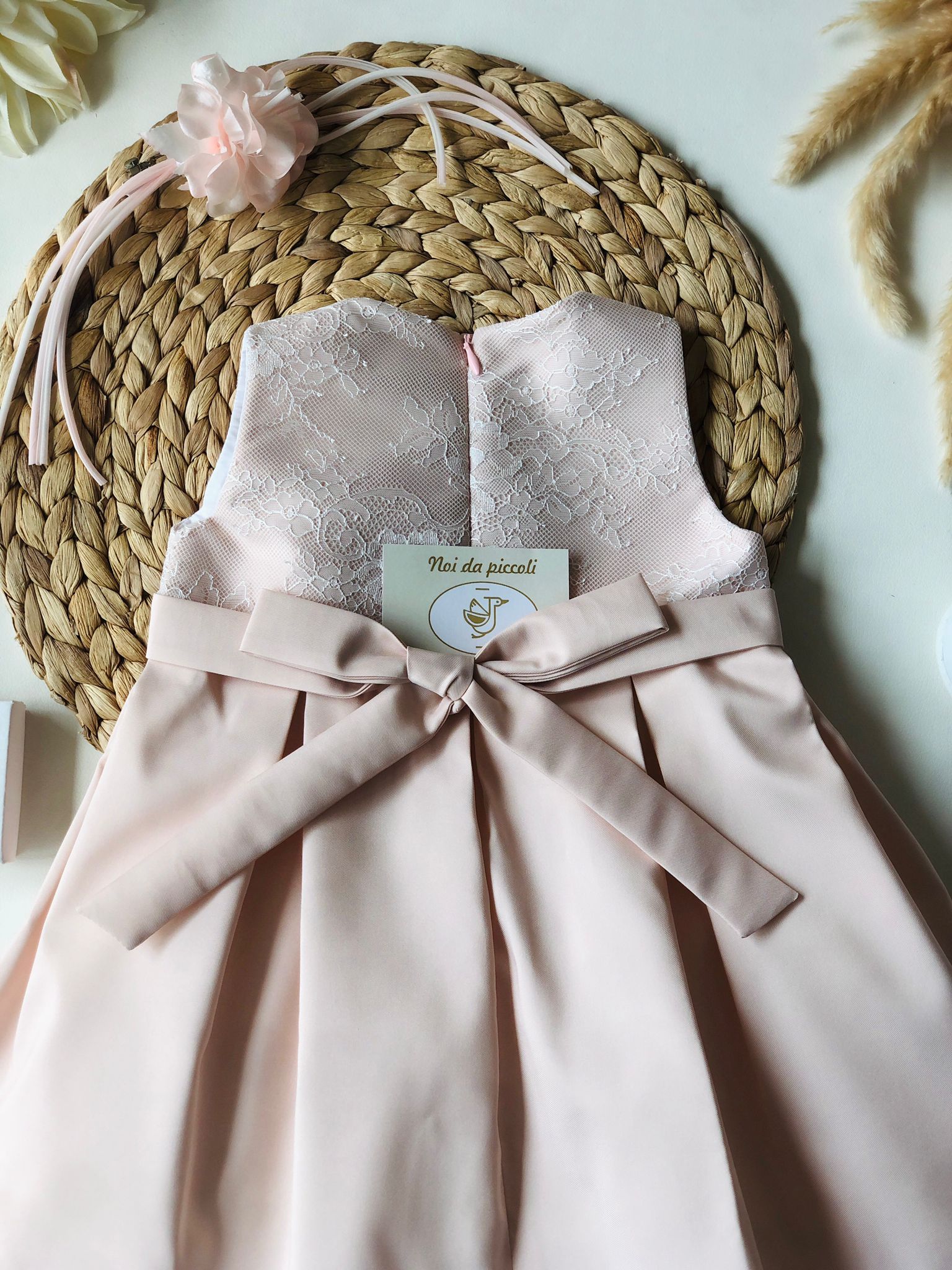 ABITINO ANTICO CON CORPETTO CON DETTAGLI PIZZO - Noi da piccoli