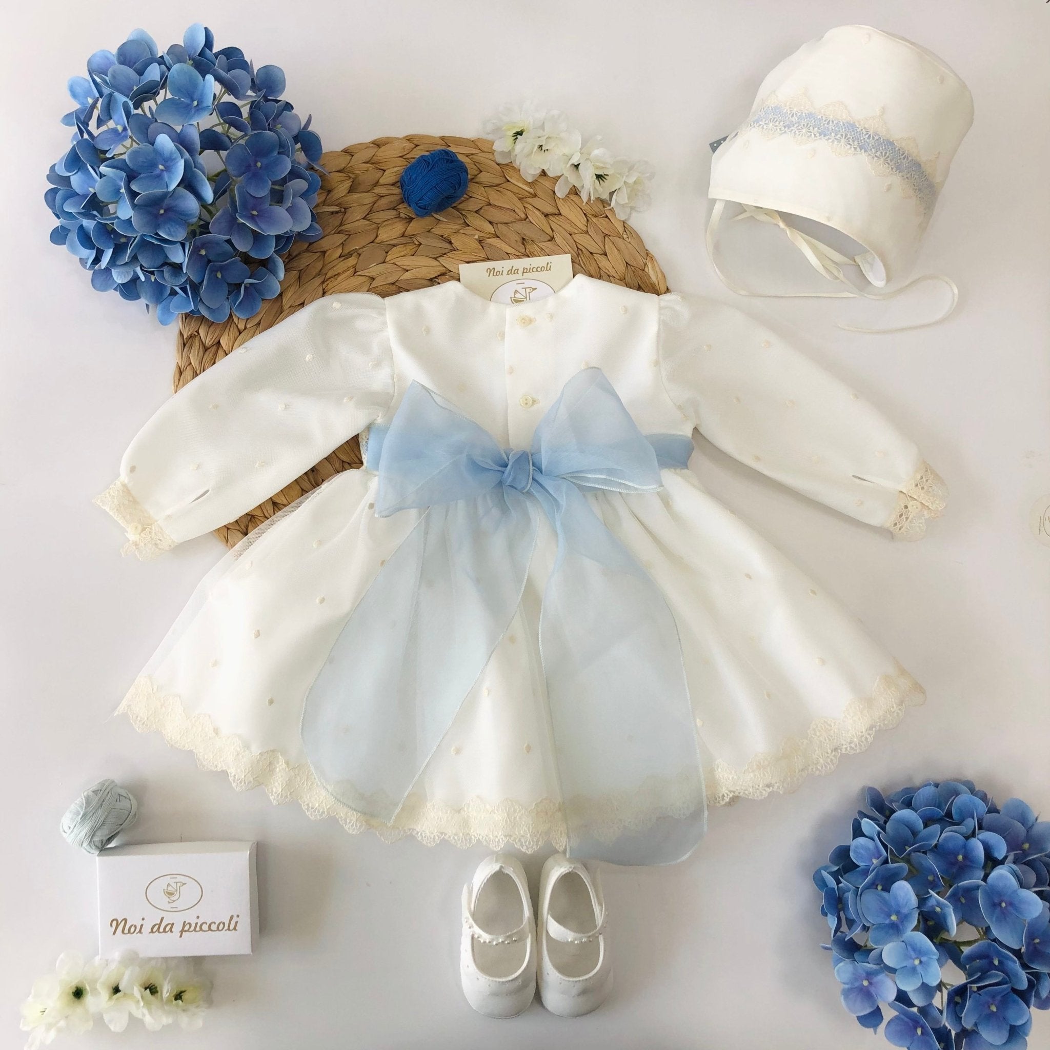 ABITINO CERIMONIALE AVORIO E POLVERE ATENA - Noi da piccoli
