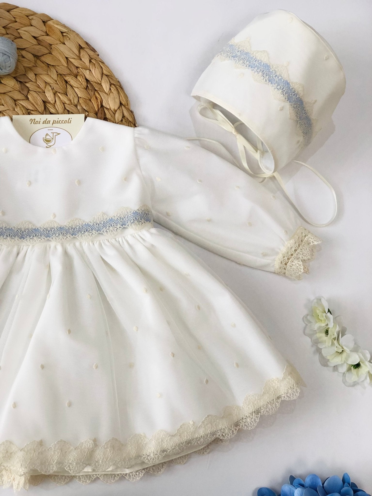 ABITINO CERIMONIALE AVORIO E POLVERE ATENA - Noi da piccoli