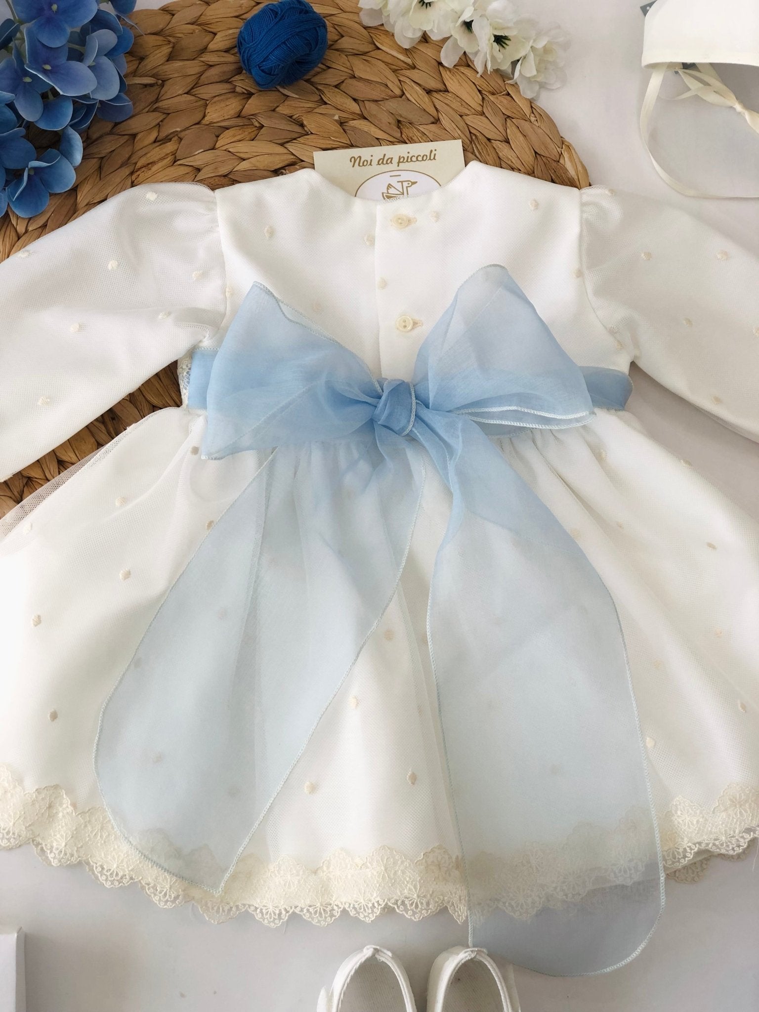 ABITINO CERIMONIALE AVORIO E POLVERE ATENA - Noi da piccoli