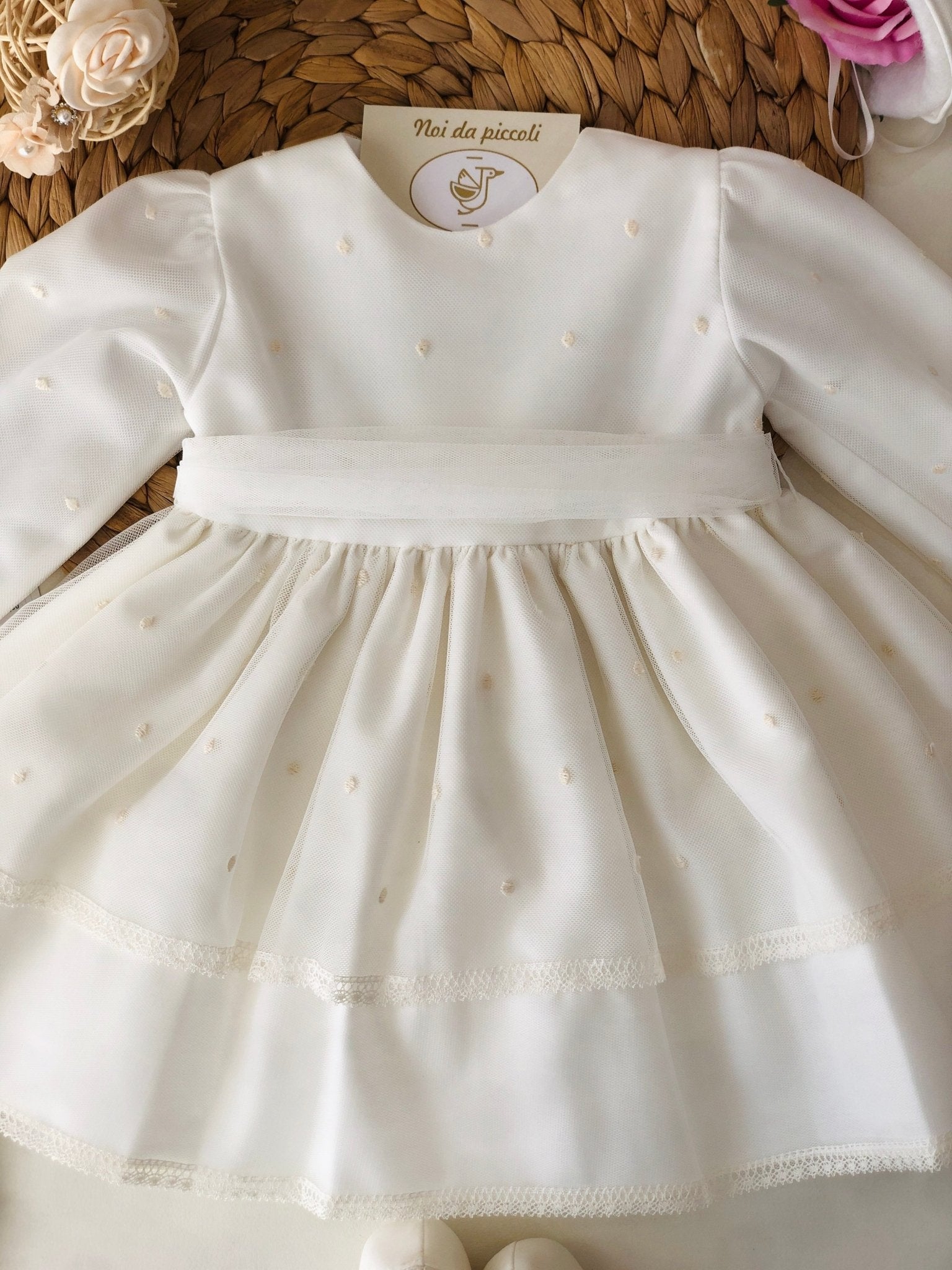 ABITINO CERIMONIALE AVORIO POIS CAMILLA - Noi da piccoli