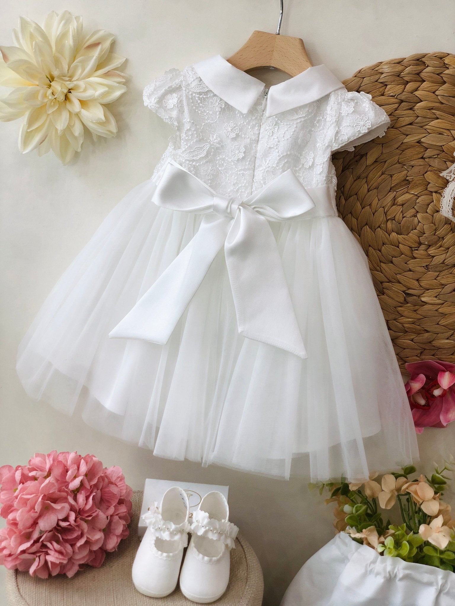 ABITINO CERIMONIALE BIANCO QUADRIFOGLIO - Noi da piccoli