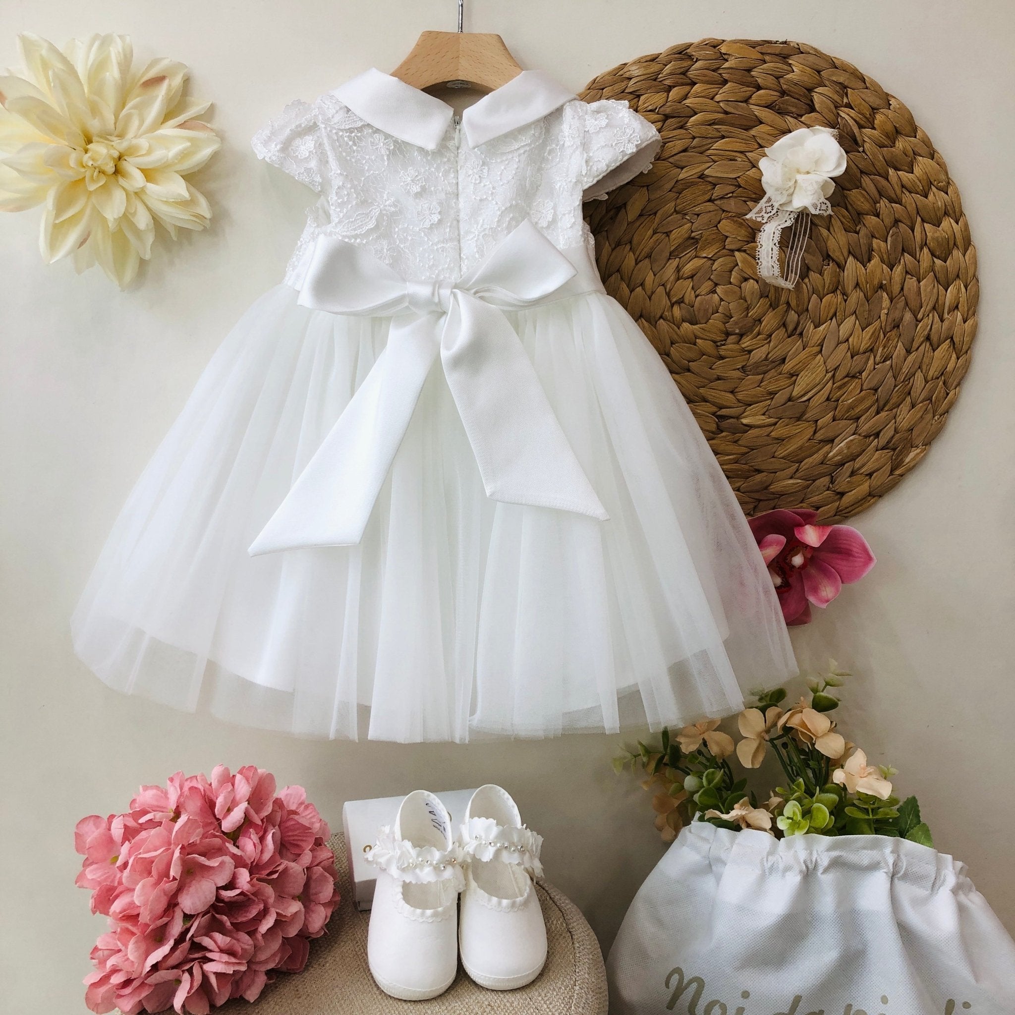 ABITINO CERIMONIALE BIANCO QUADRIFOGLIO - Noi da piccoli