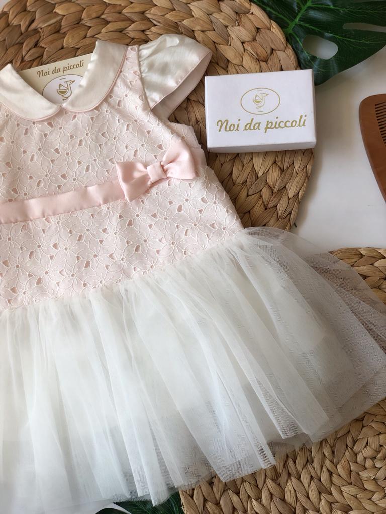 ABITINO DELICATISSIMO CON TULLE Noidapiccoli Noi da piccoli - Abbigliamento Neonato