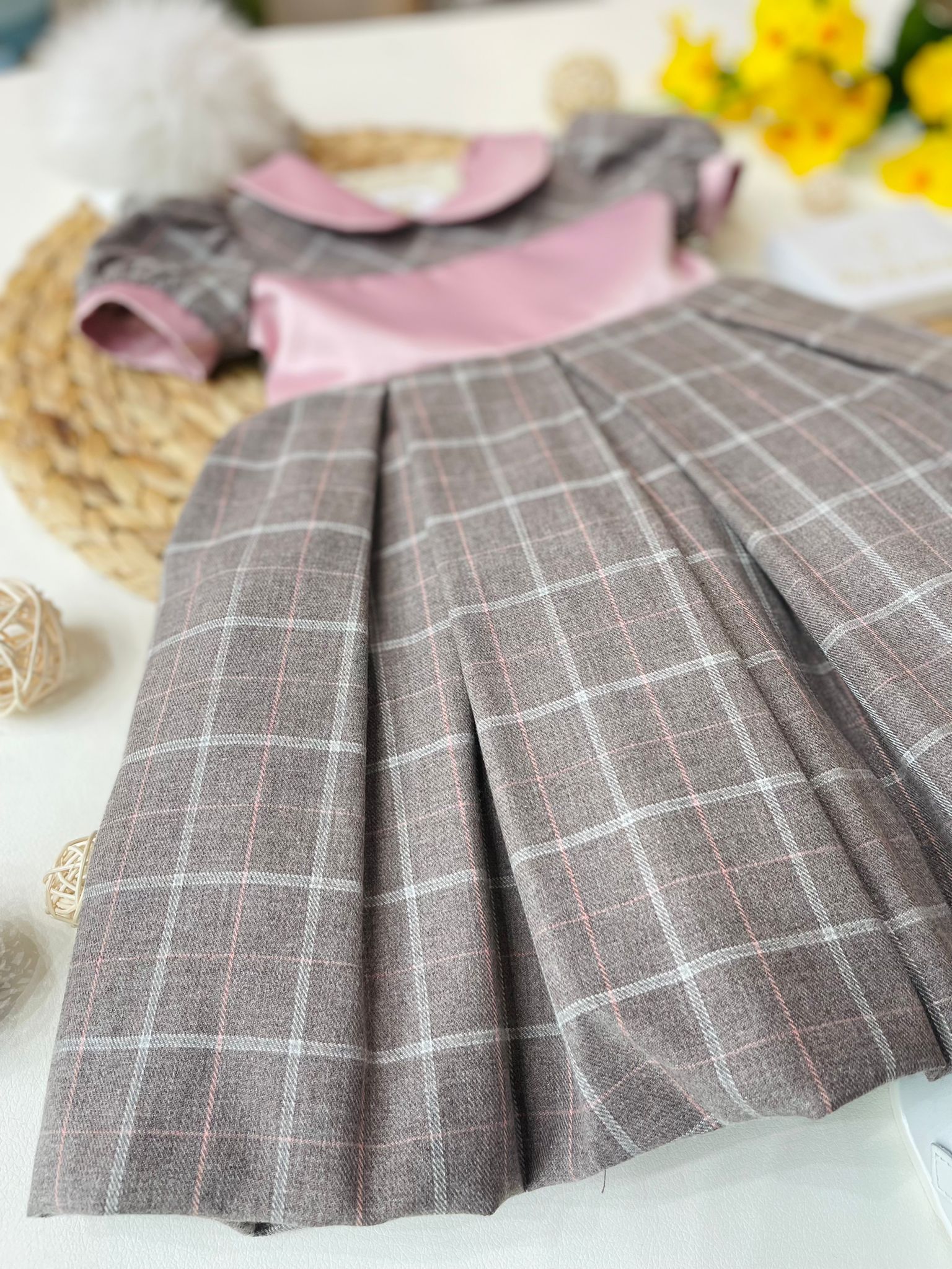 ABITINO GREY AND SOFT PINK - Noi da piccoli