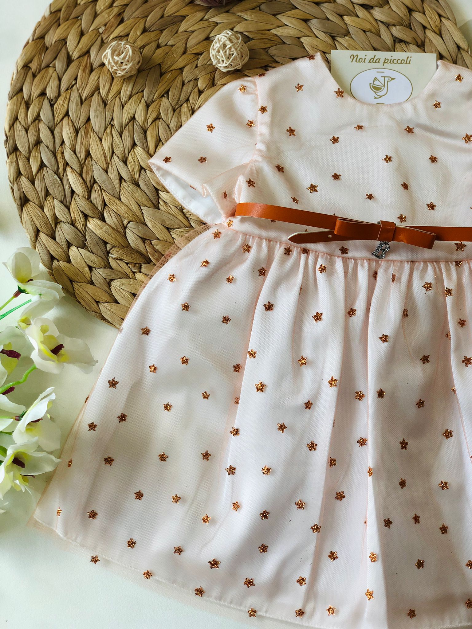ABITINO IN TULLE ARANCIO - Noi da piccoli
