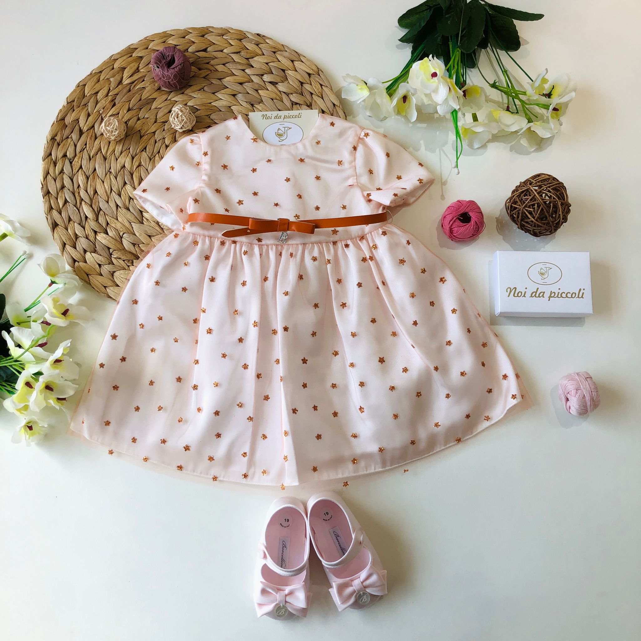 ABITINO IN TULLE ARANCIO - Noi da piccoli