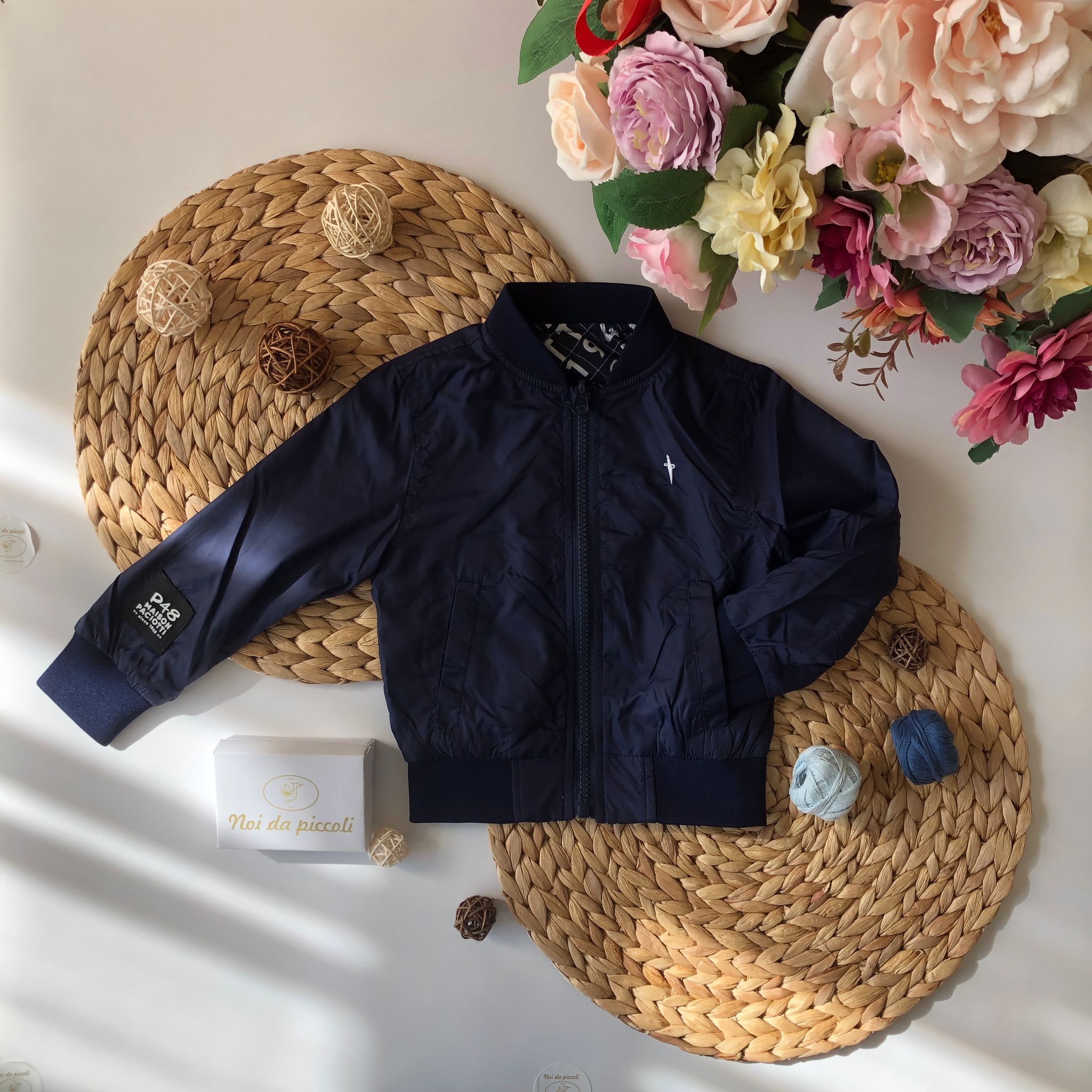 ANTIVENTO BLU CESARE PACIOTTI Noidapiccoli Noi da piccoli - Abbigliamento Neonato