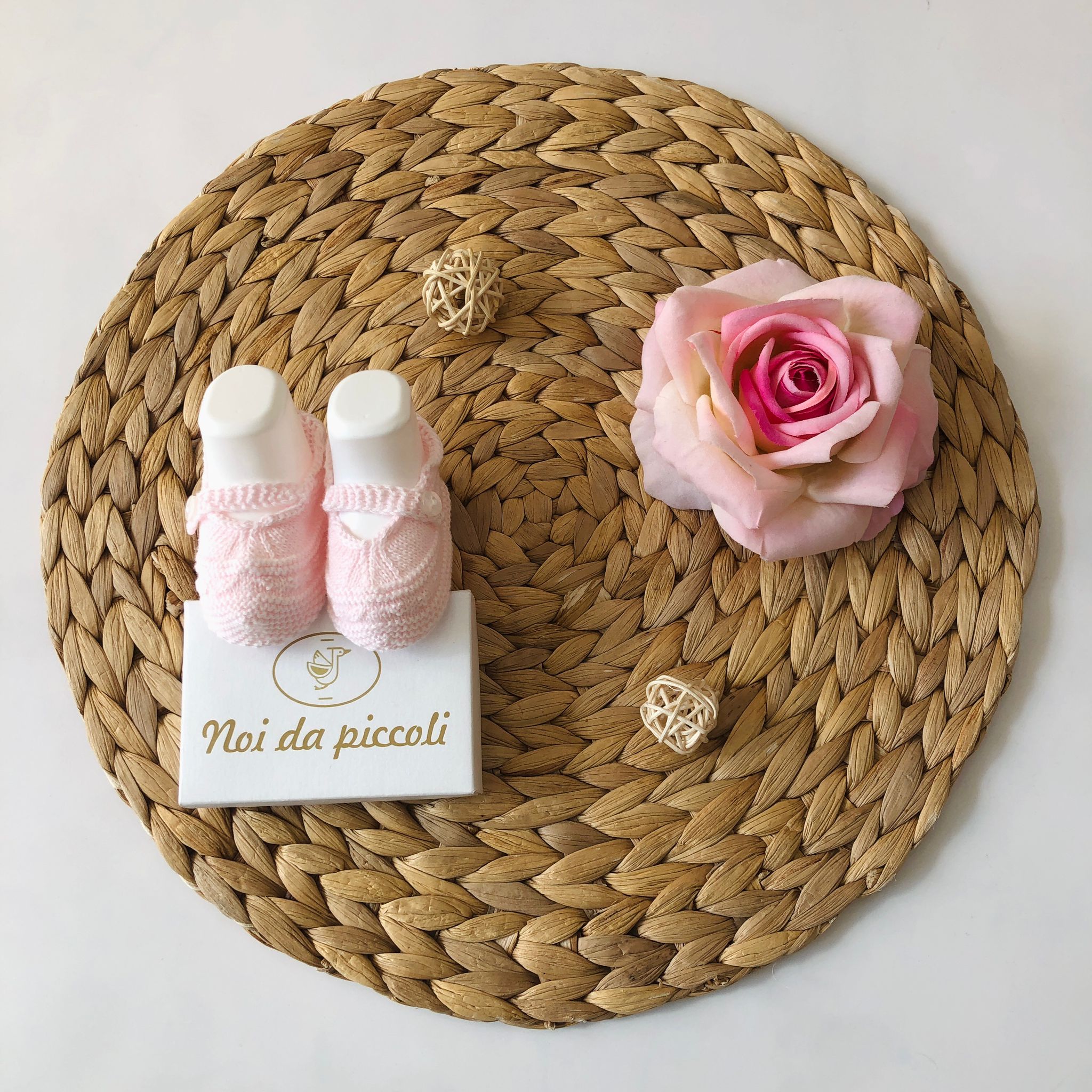 BABBUCCE IN FILO ROSA BABY - Noi da piccoli