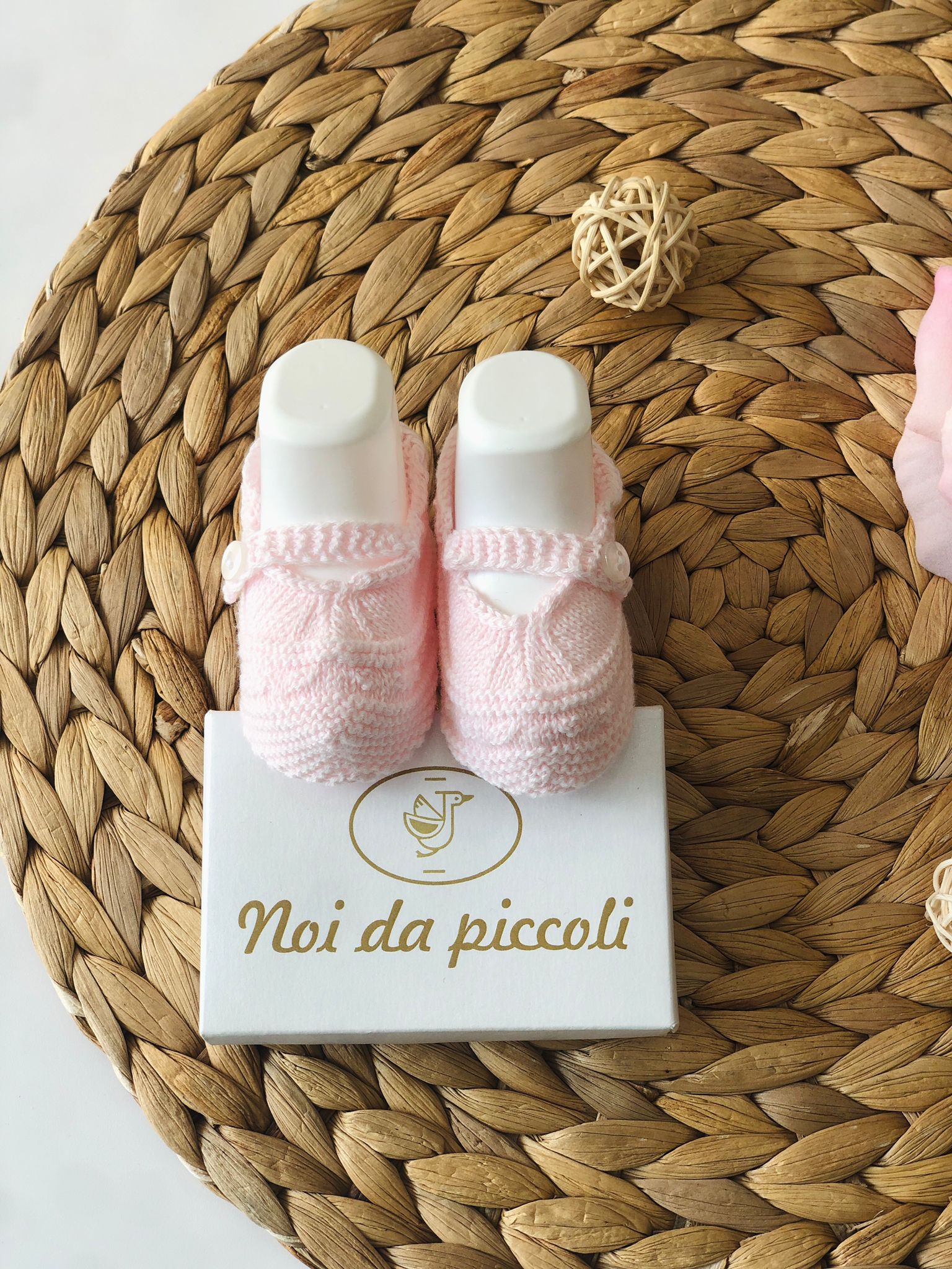 BABBUCCE IN FILO ROSA BABY - Noi da piccoli