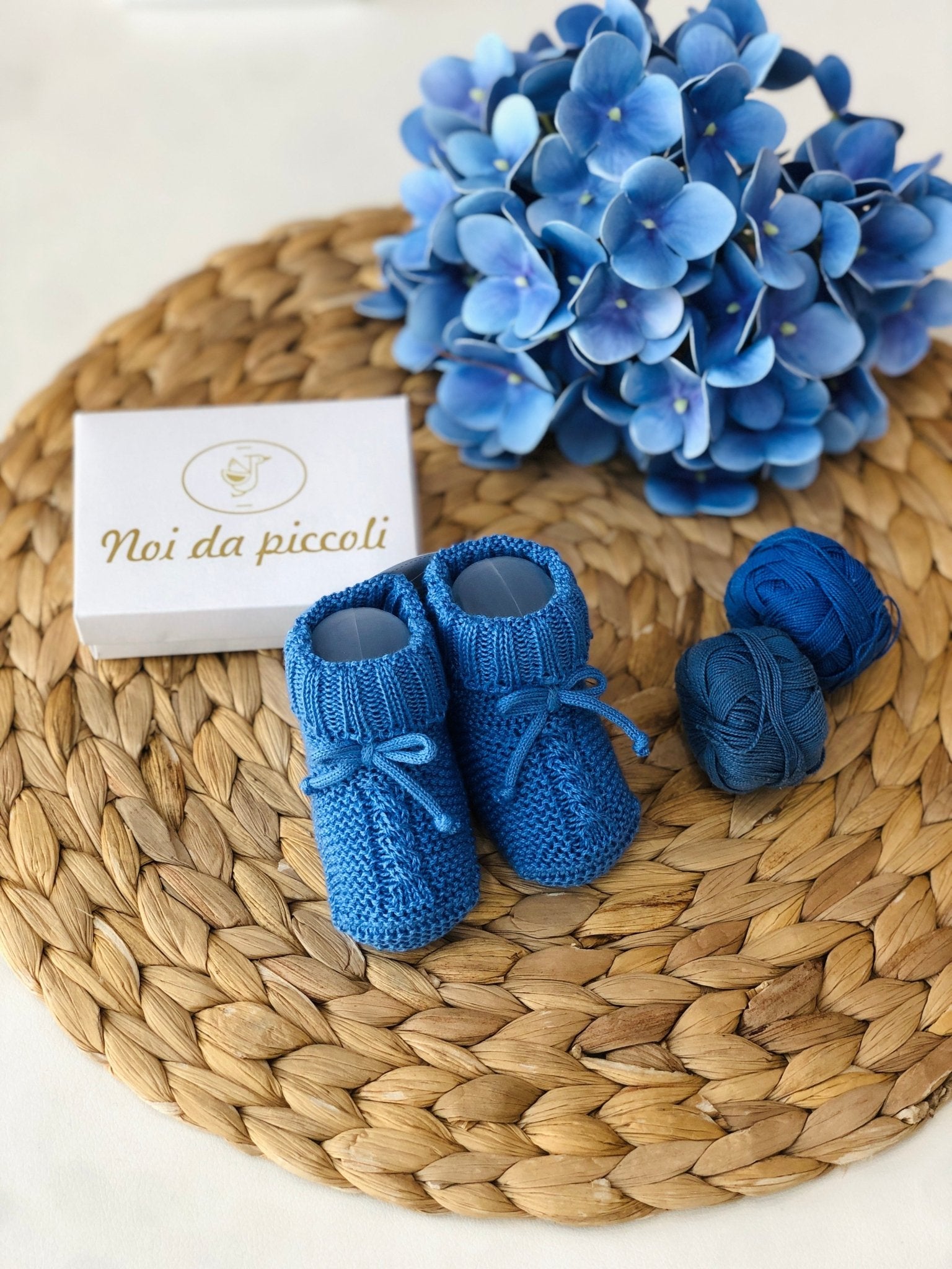 BABBUCCE INTRECCIO BLU - Noi da piccoli