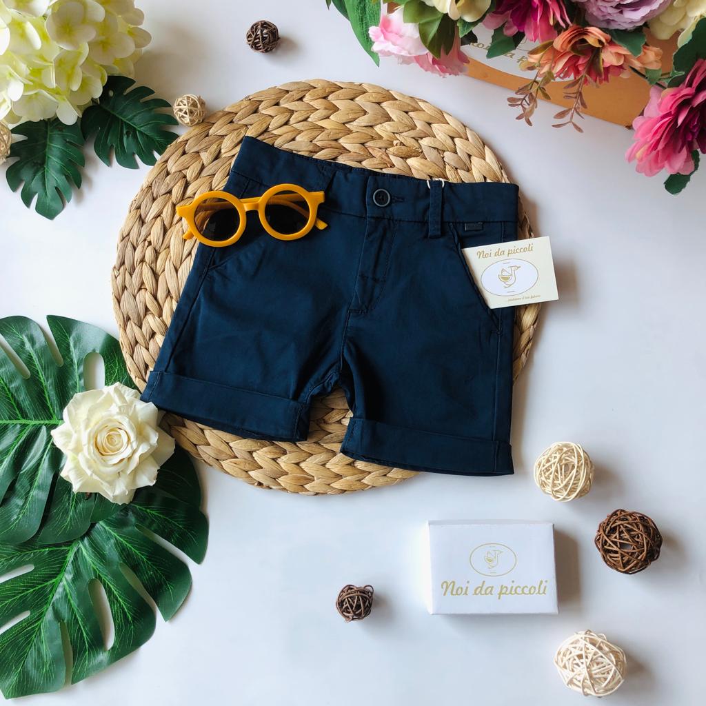 BERMUDA BLU COTONE - Noi da piccoli
