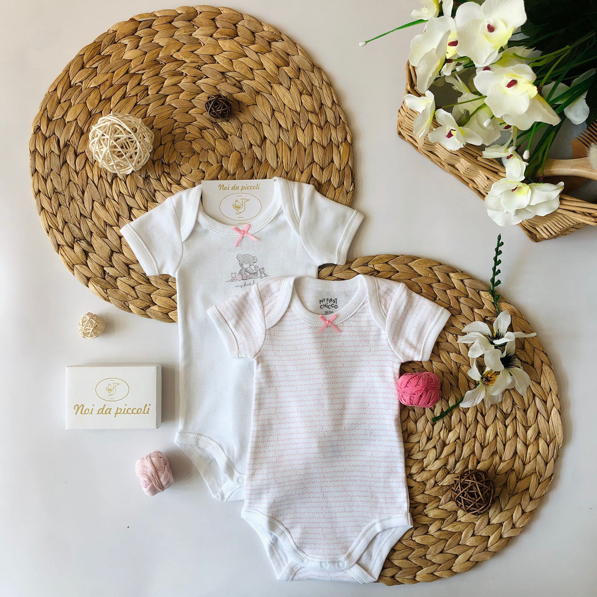 BI-PACK BODY CALDO COTONE MEZZA MANICA - Noi da piccoli