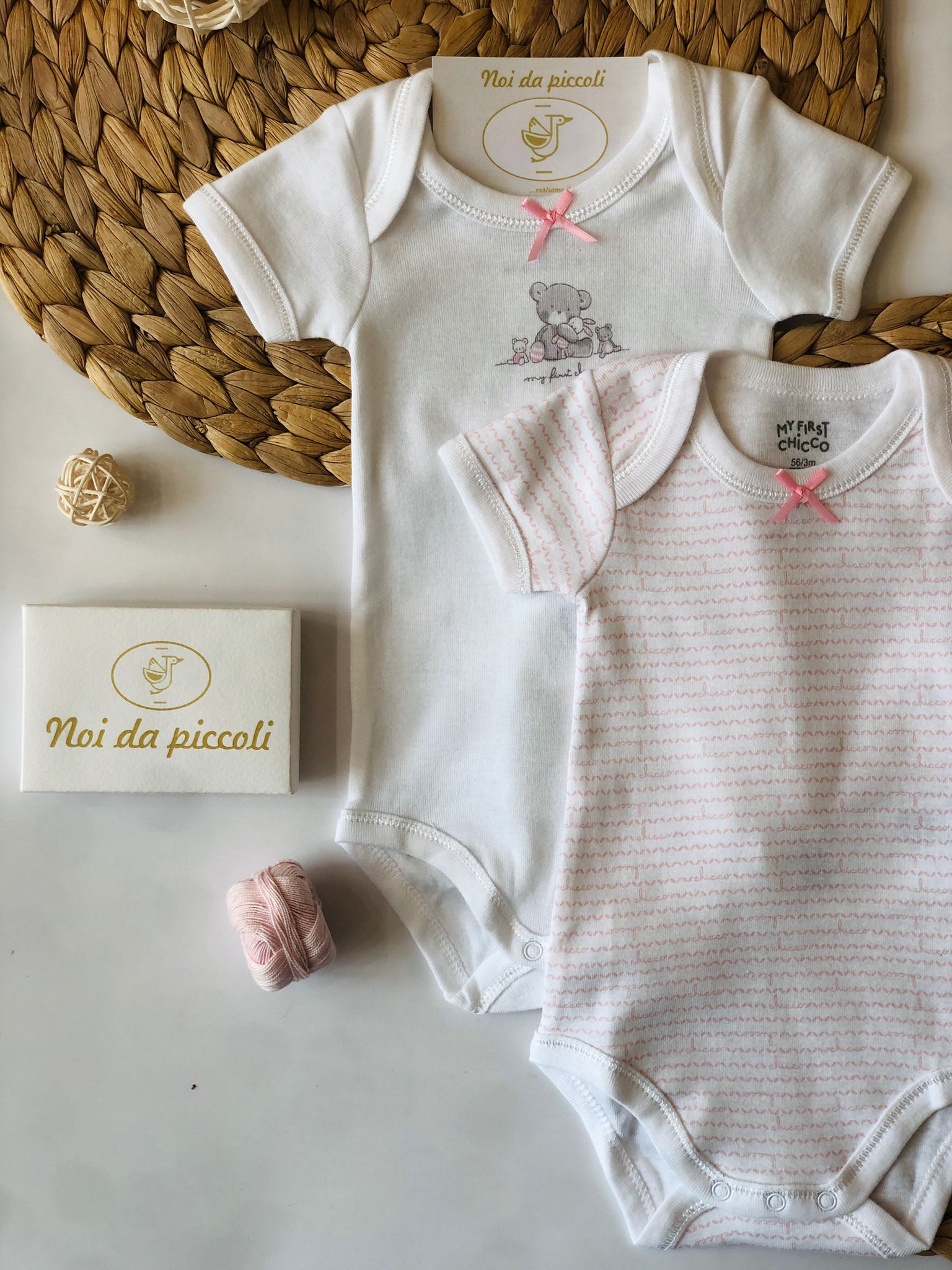 BI-PACK BODY CALDO COTONE MEZZA MANICA - Noi da piccoli