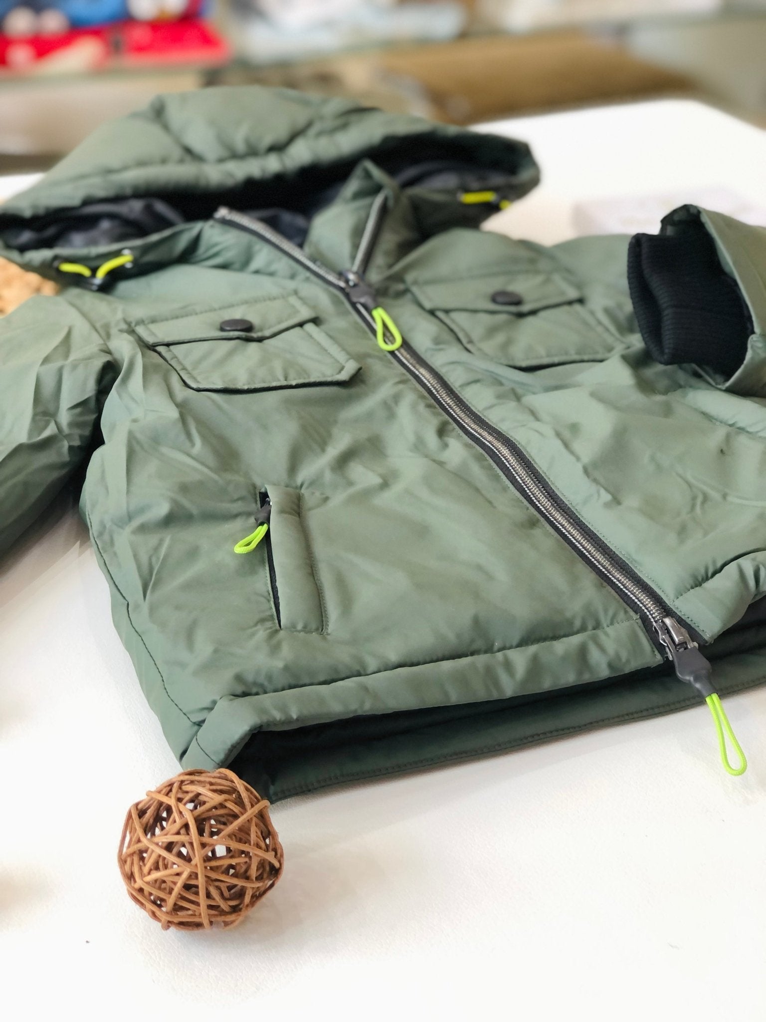 BOMBERINO VERDE MILITARE - Noi da piccoli