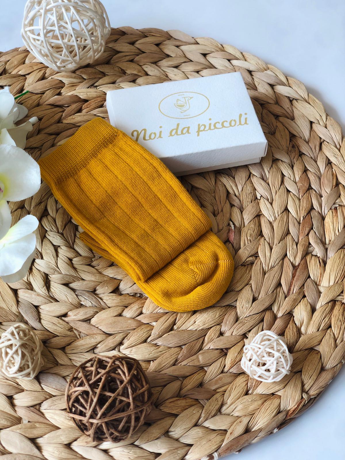 CALZINO ALTO SENAPE - Noi da piccoli