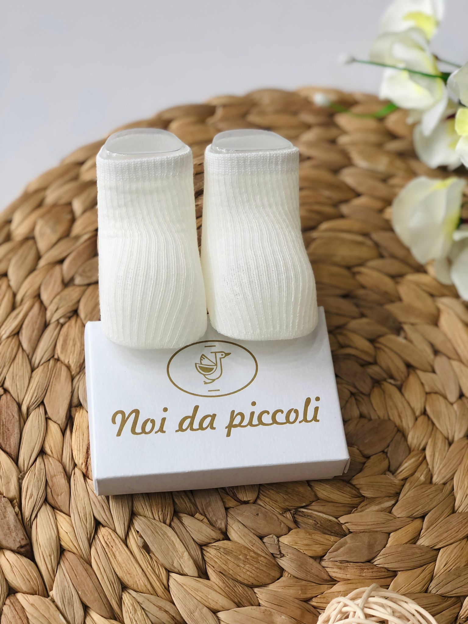 CALZINO IN COTONE CRUDO - Noi da piccoli