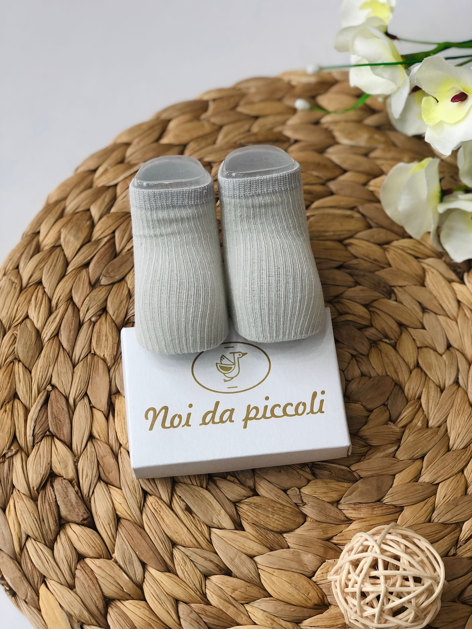 CALZINO IN COTONE PERLA - Noi da piccoli