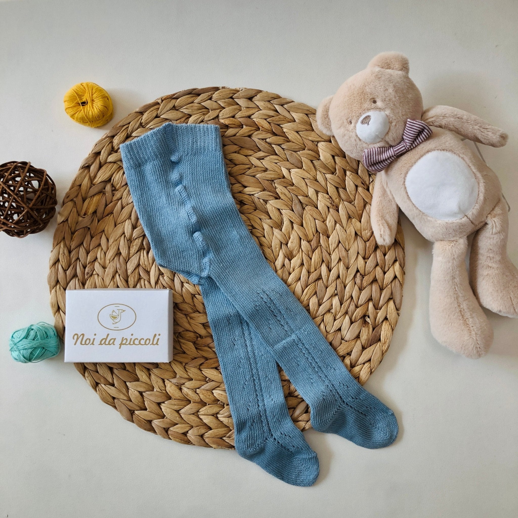 COLLANT TRAFORATO CIELO CALDO COTONE - Noi da piccoli