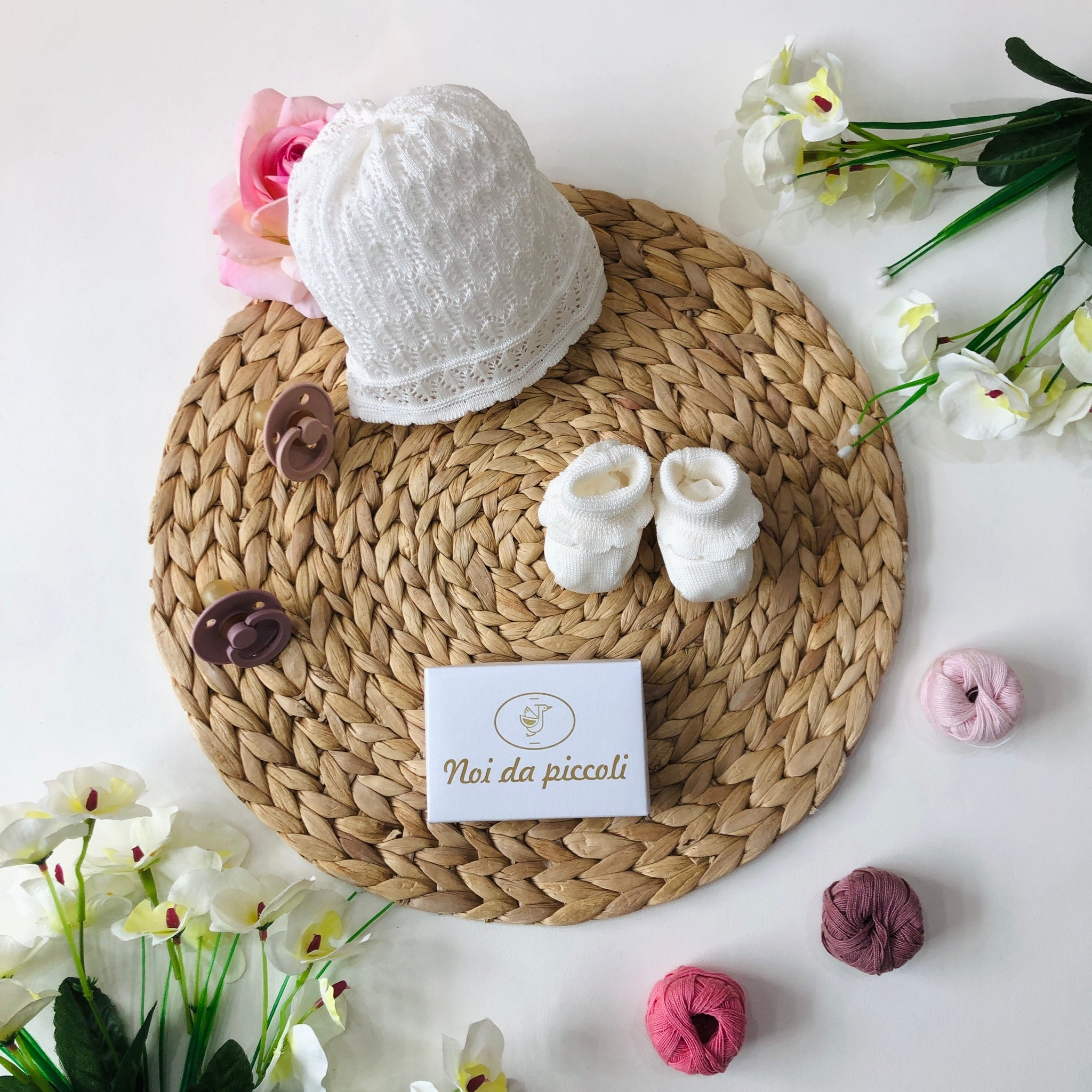 COMPLETO 2PZ BIANCO SETA FILO - Noi da piccoli