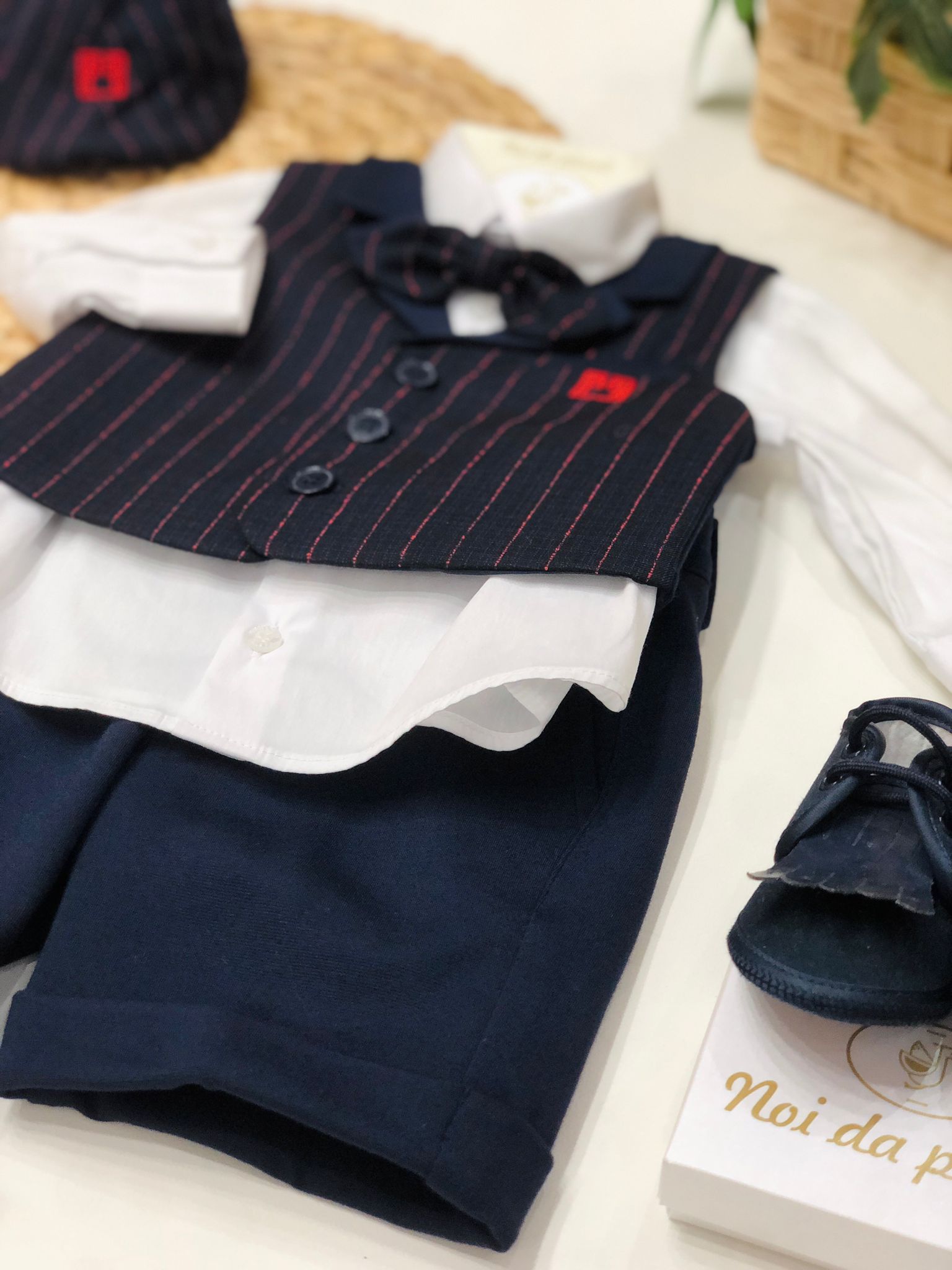 COMPLETO 4 PZ CON COPPOLINA CARLO PIGNATELLI - Noi da piccoli