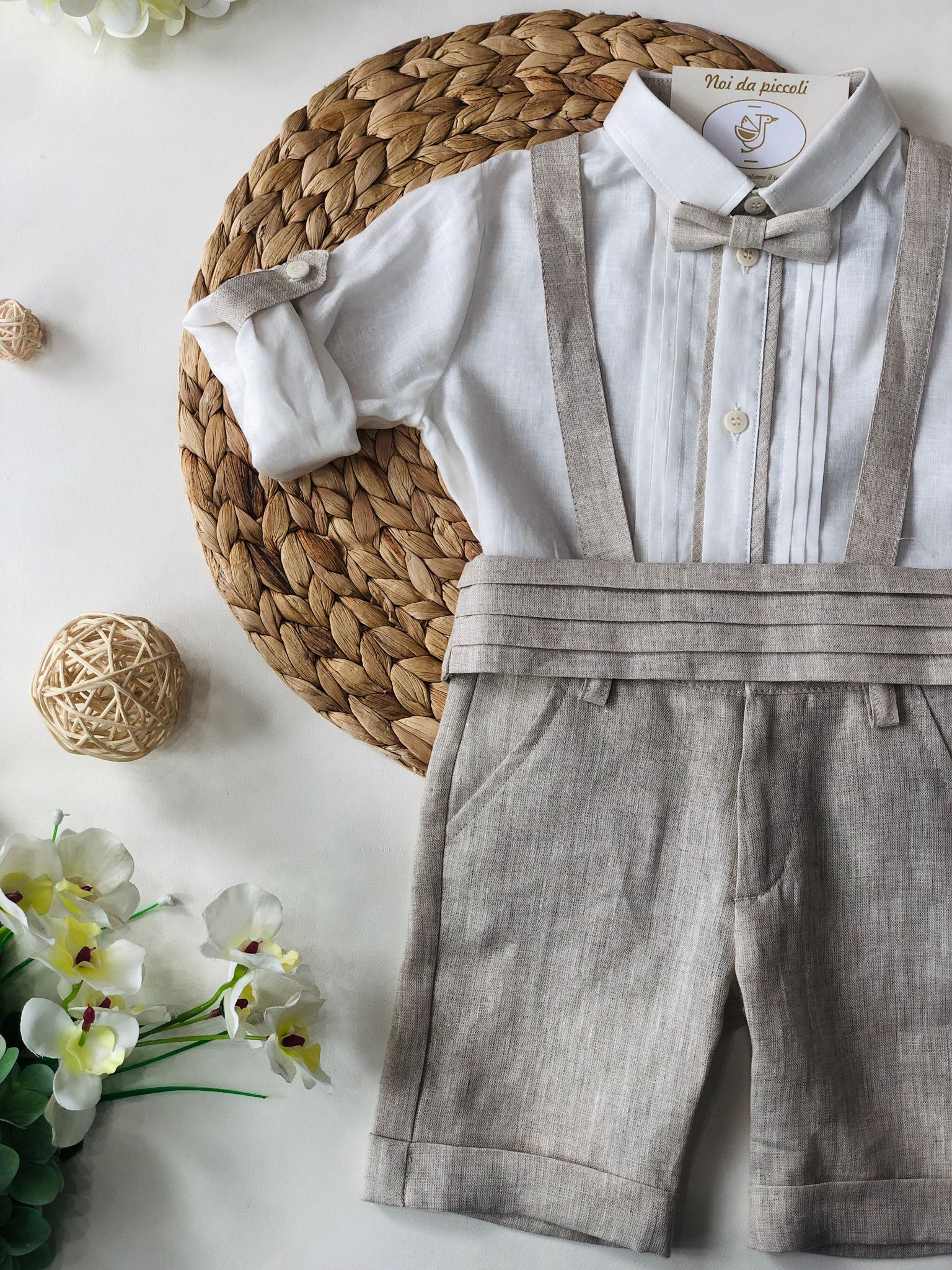 COMPLETO 4 PZ SABBIA ELEGANTE - Noi da piccoli