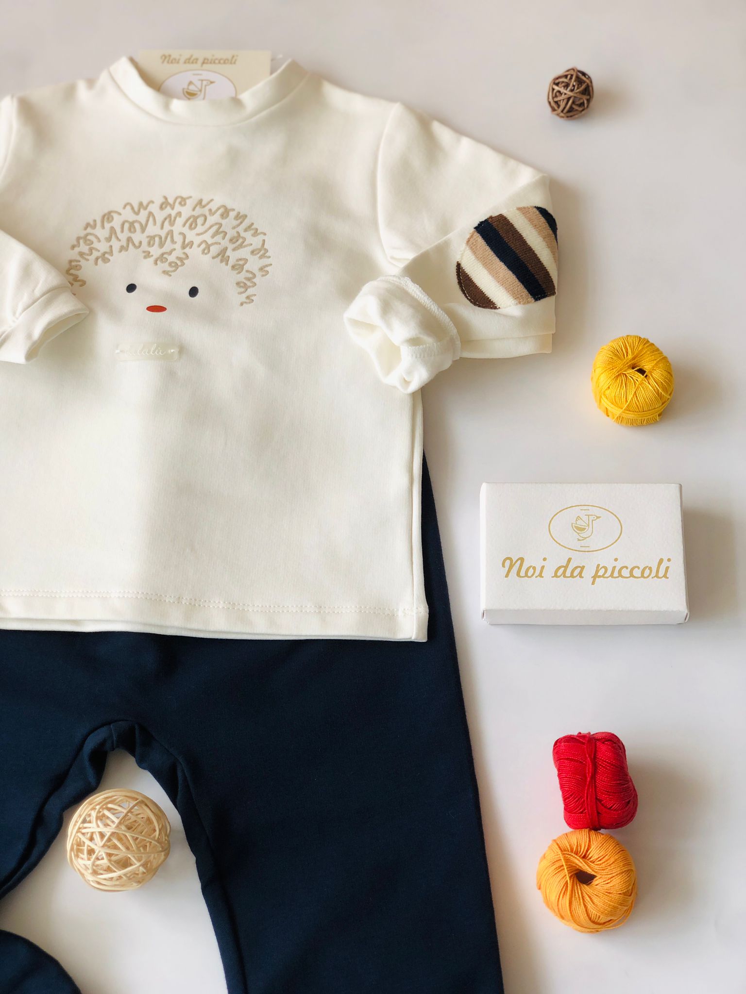 COMPLETO IN FELPA RICCIO - Noi da piccoli