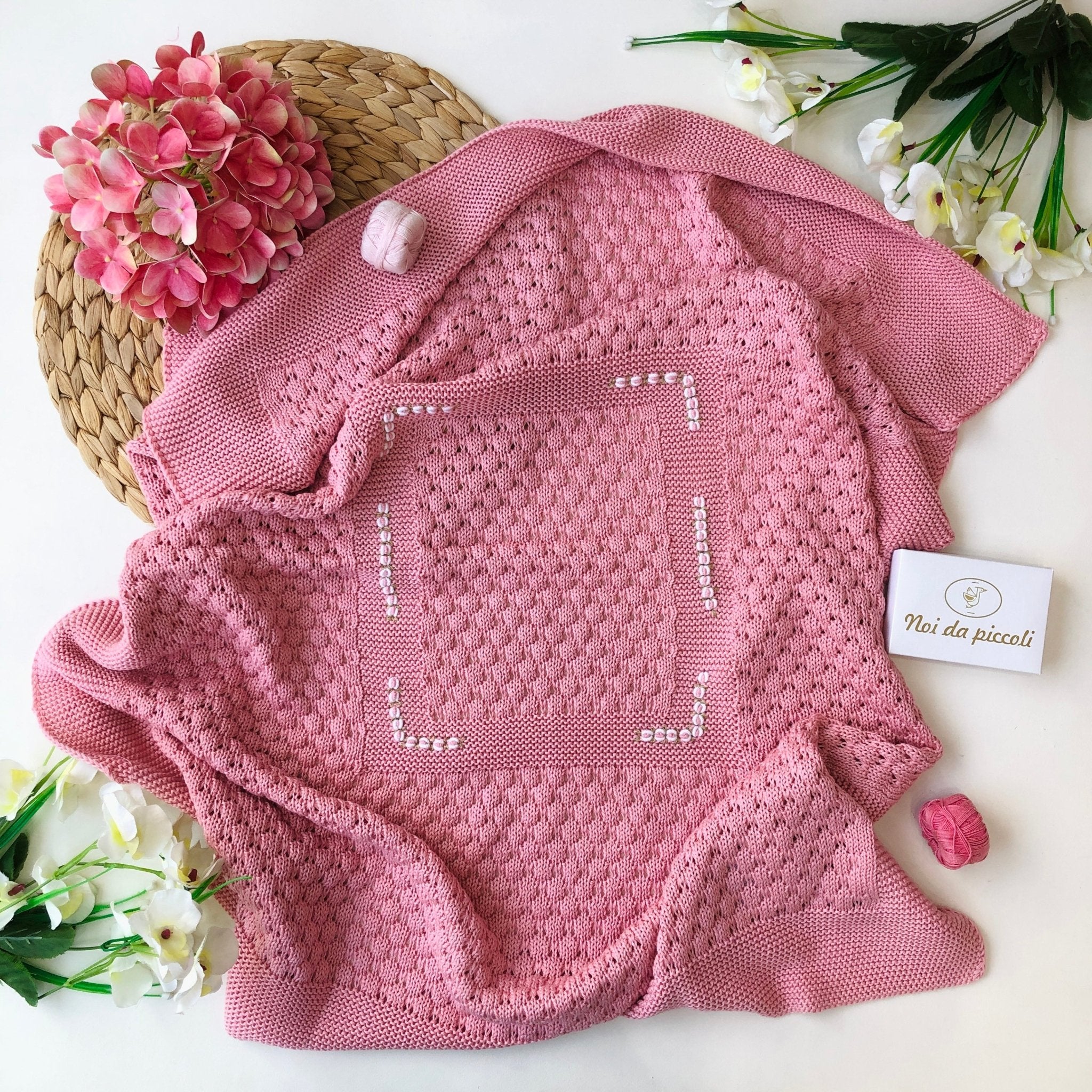 COORDINATO CON COMPLETO 2PZ RICAMATO A MANO SAINT - Noi da piccoli