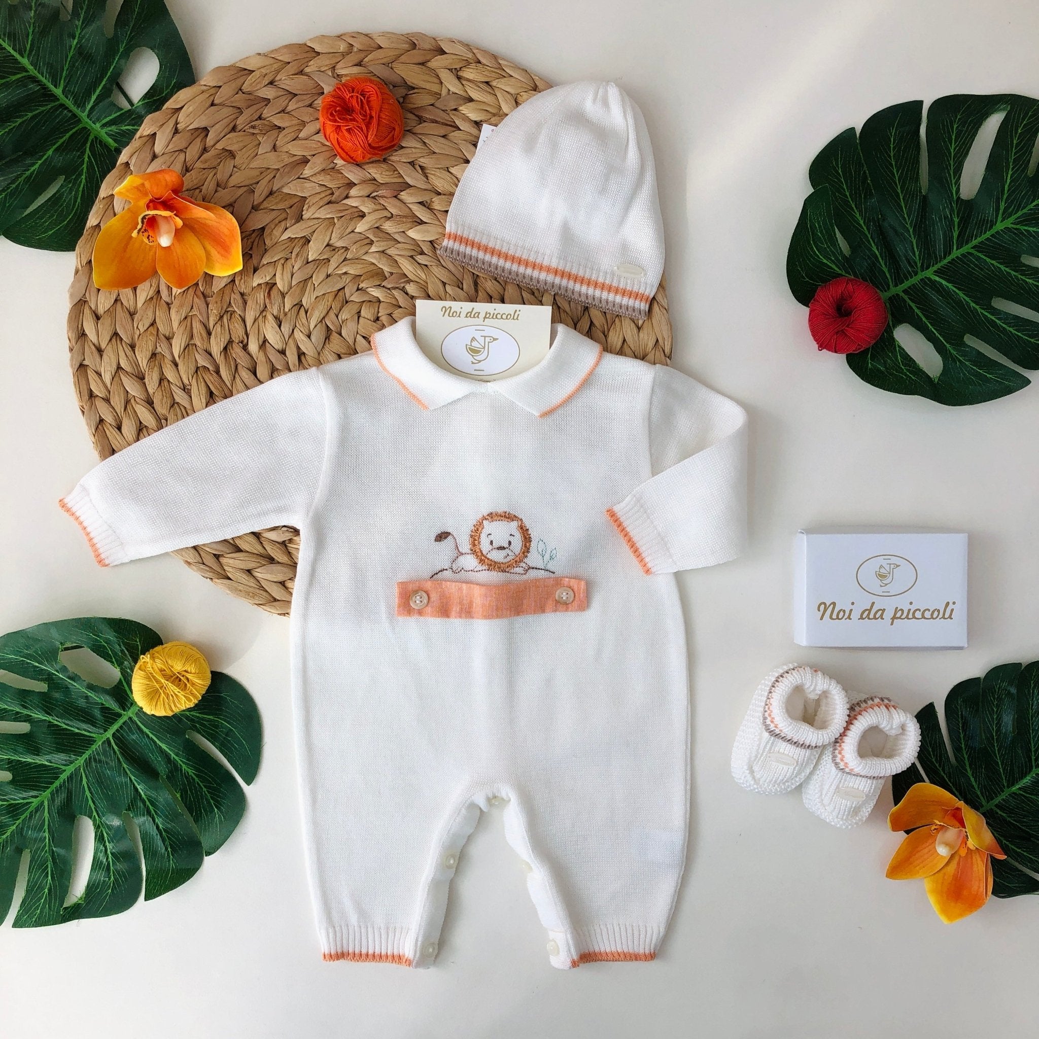 COORDINATO CON TUTINA IN FILO SIMBA - Noi da piccoli