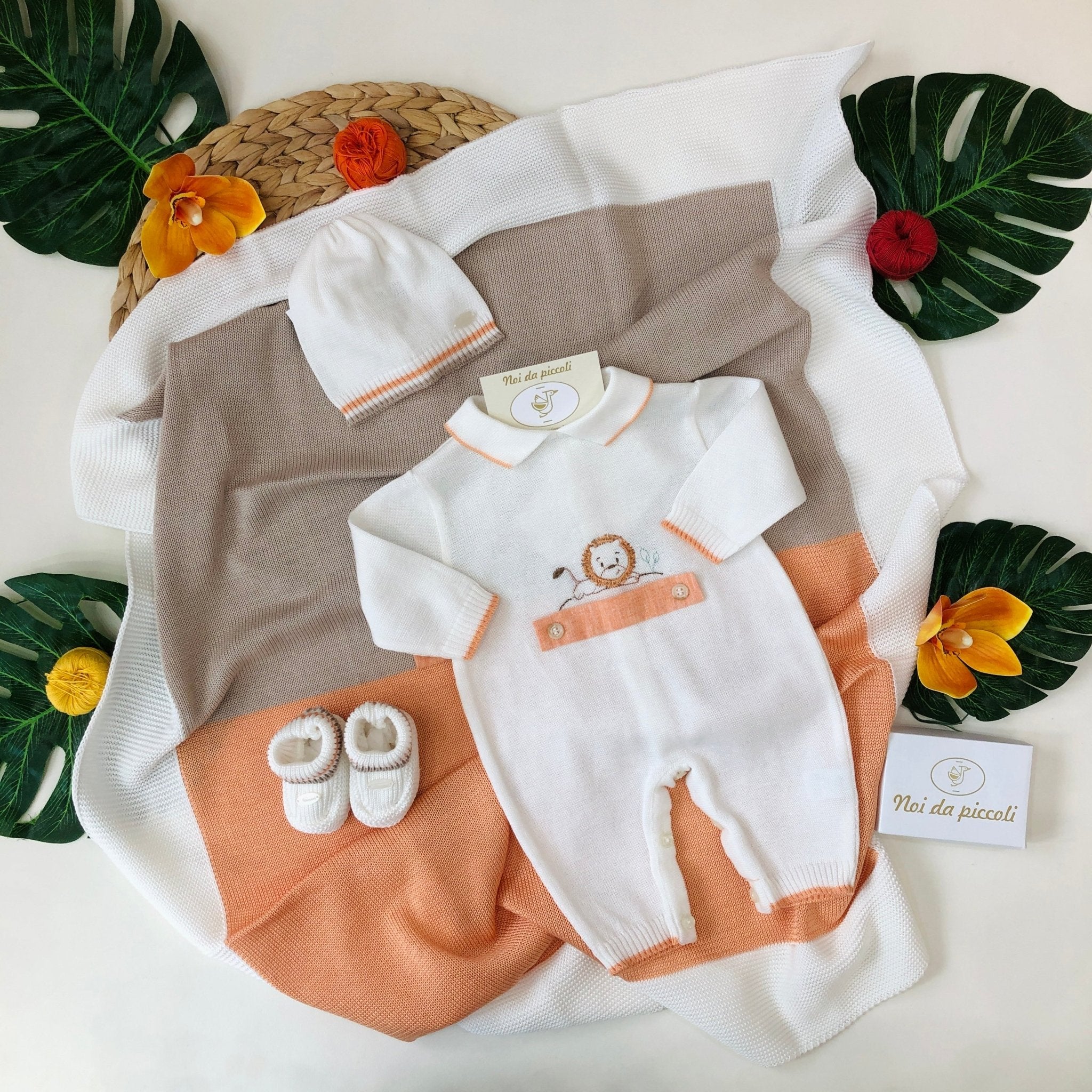 COORDINATO CON TUTINA IN FILO SIMBA - Noi da piccoli